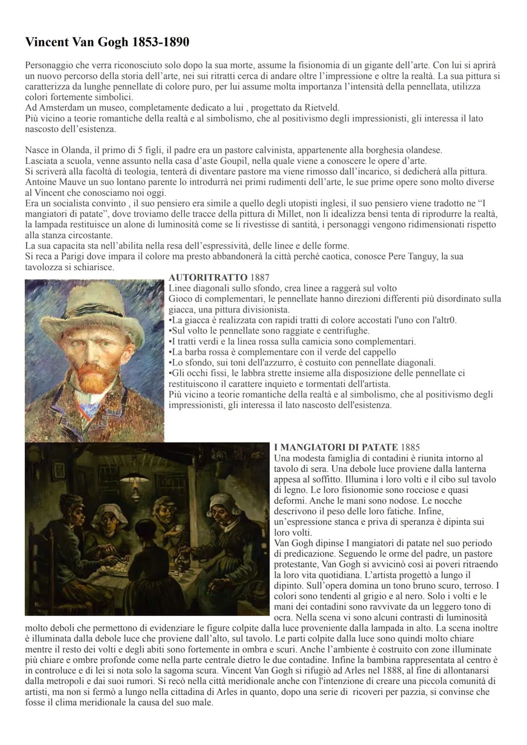 # Paul Cezanne 1839-1906
Era un autodidatta, raramente soddisfatto dei risultati che otteneva. Non riusciva a tradurre in realtà le proprie