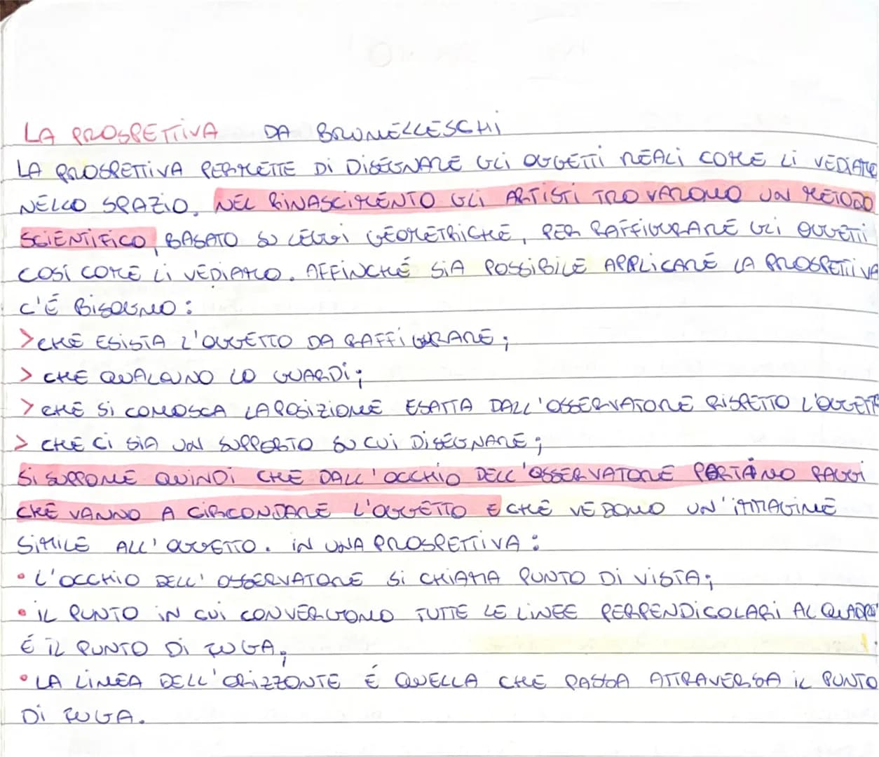 LA PROSPETTIVA DA BRUNELLESCHI
LA PROSPETTIVA PERICETTE DI DISEGNALE GLI OGGETTI REALI COME LI VEDIATE
NELCO SPAZIO, NEL RINASCIMENTO GLI A