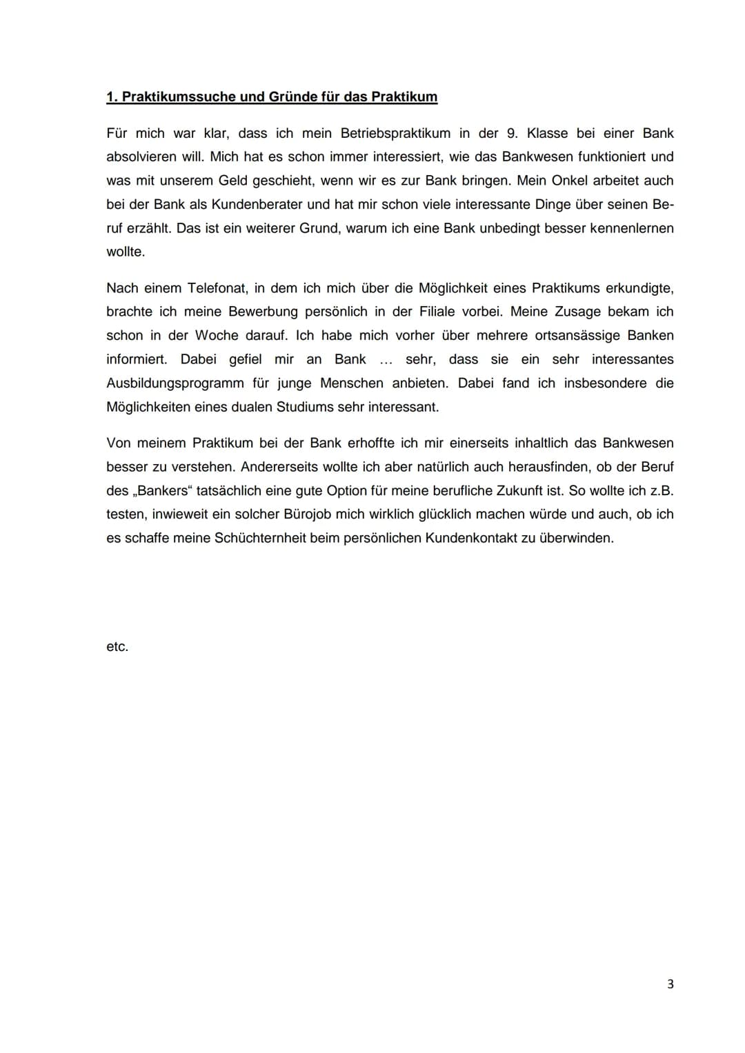 # Praktikumsbericht
Schülerbetriebspraktikum des ....Gymnasium in .... von... bis
bei ...
hier ggf. Bild (z.B. Foto vom Betrieb oder dess