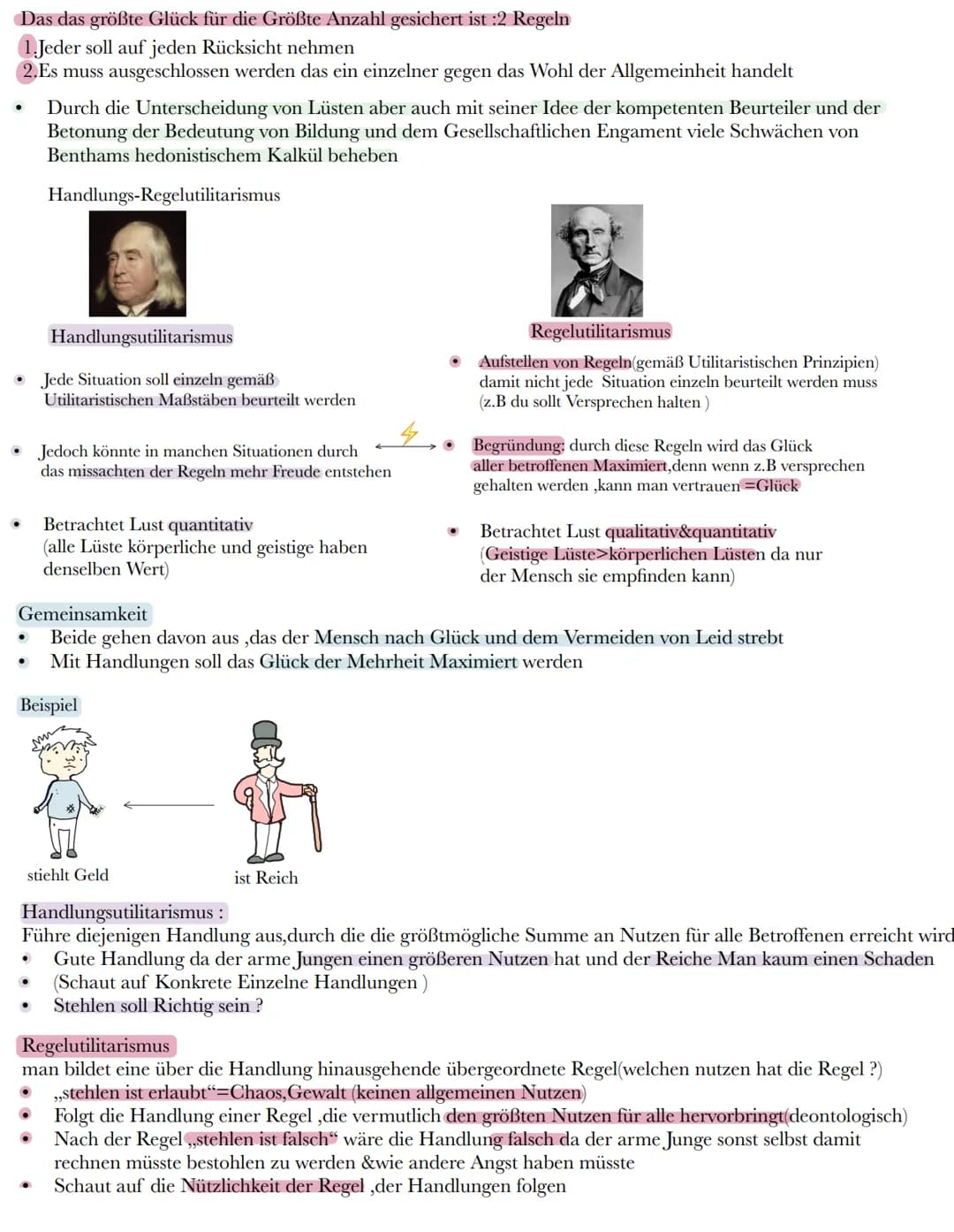 # Ethik
Utilitarismus (lat.nutzen)
Prinzip der Nützlichkeit
Nützlichkeit:
* Eigenschaft eines Individuums, durch die es dazu neigt, Ge