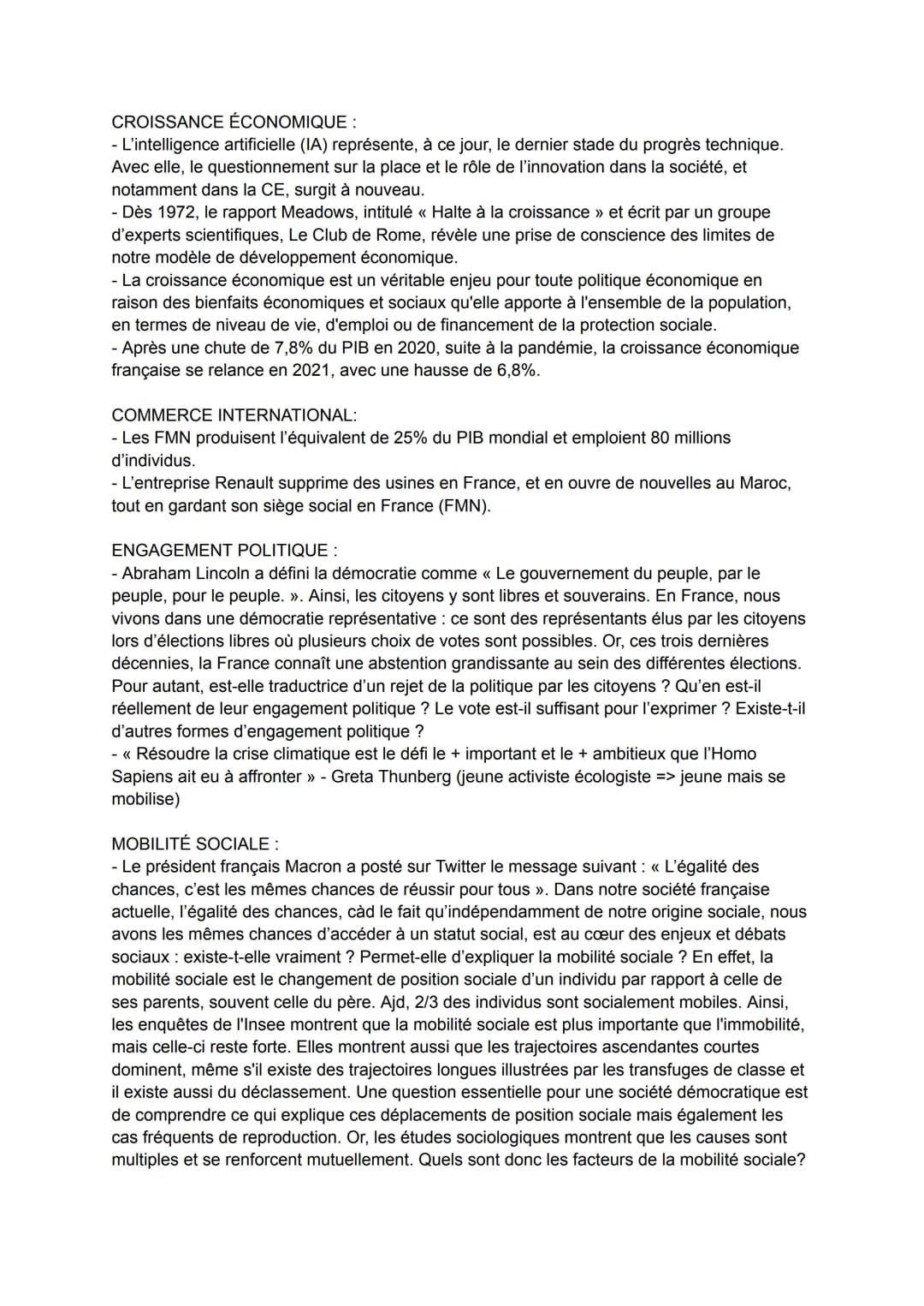 CROISSANCE ÉCONOMIQUE:
- L'intelligence artificielle (IA) représente, à ce jour, le dernier stade du progrès technique.
Avec elle, le questi