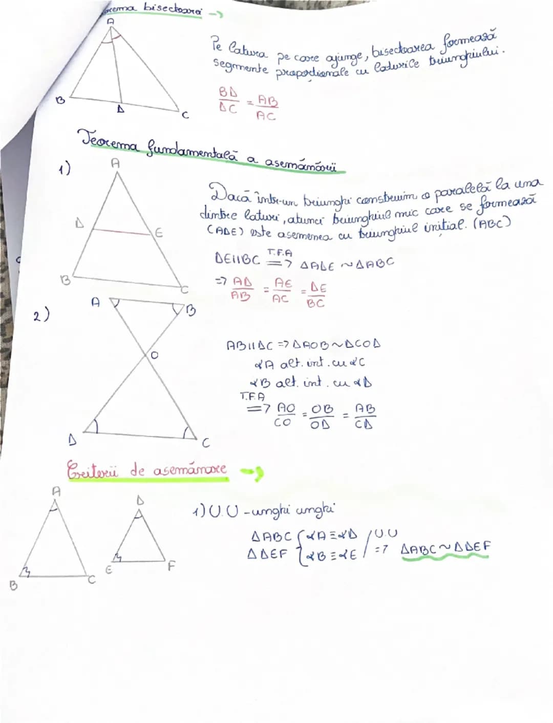 Recapitulare
geometric
I. Unghiuri
1. Unghiul nul =0°
2. Unghiul ascutit = <90°
3. Unghiul drept = 90°
4. Unghiul alungit = 180
~Unghi