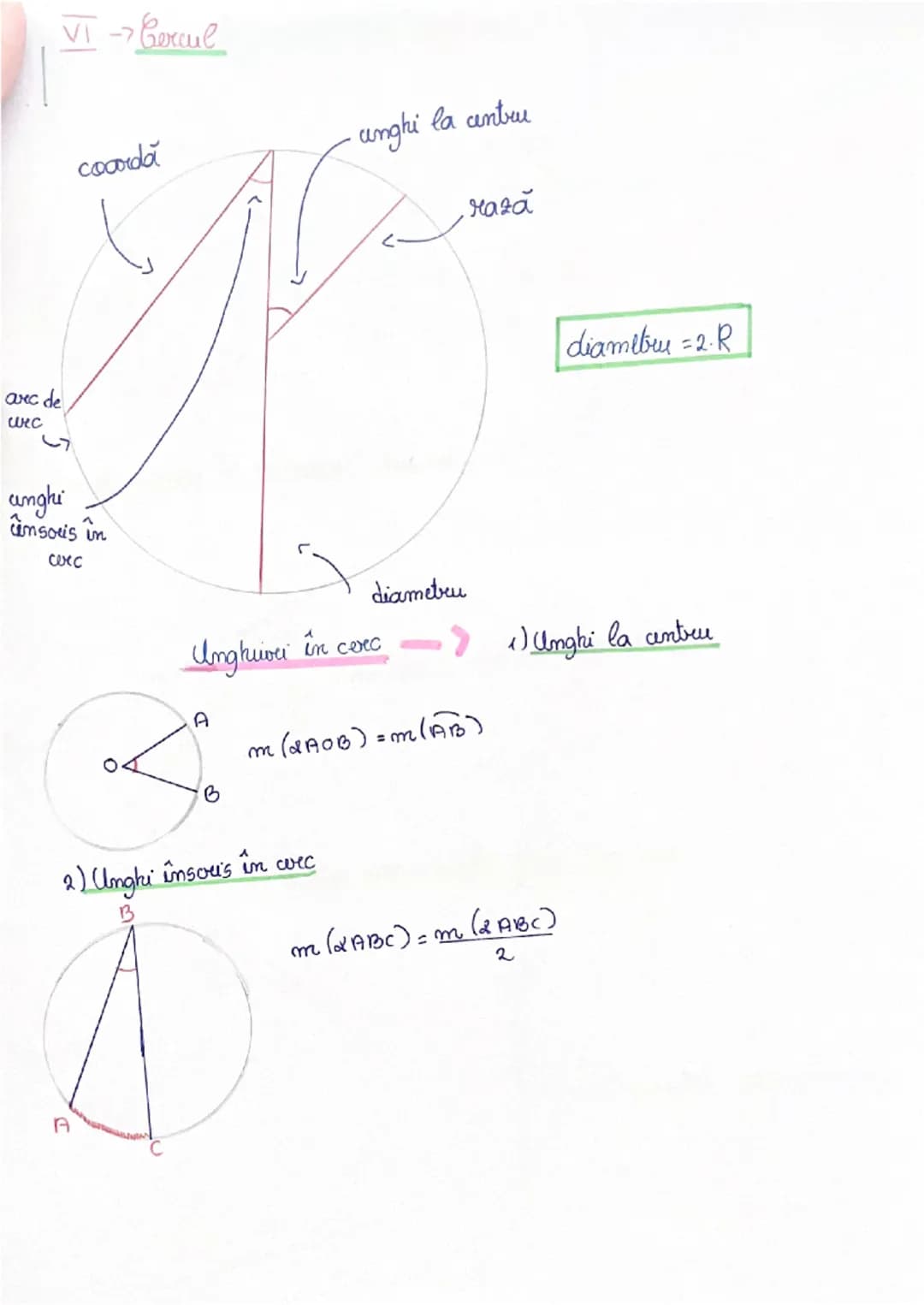 Recapitulare
geometric
I. Unghiuri
1. Unghiul nul =0°
2. Unghiul ascutit = <90°
3. Unghiul drept = 90°
4. Unghiul alungit = 180
~Unghi
