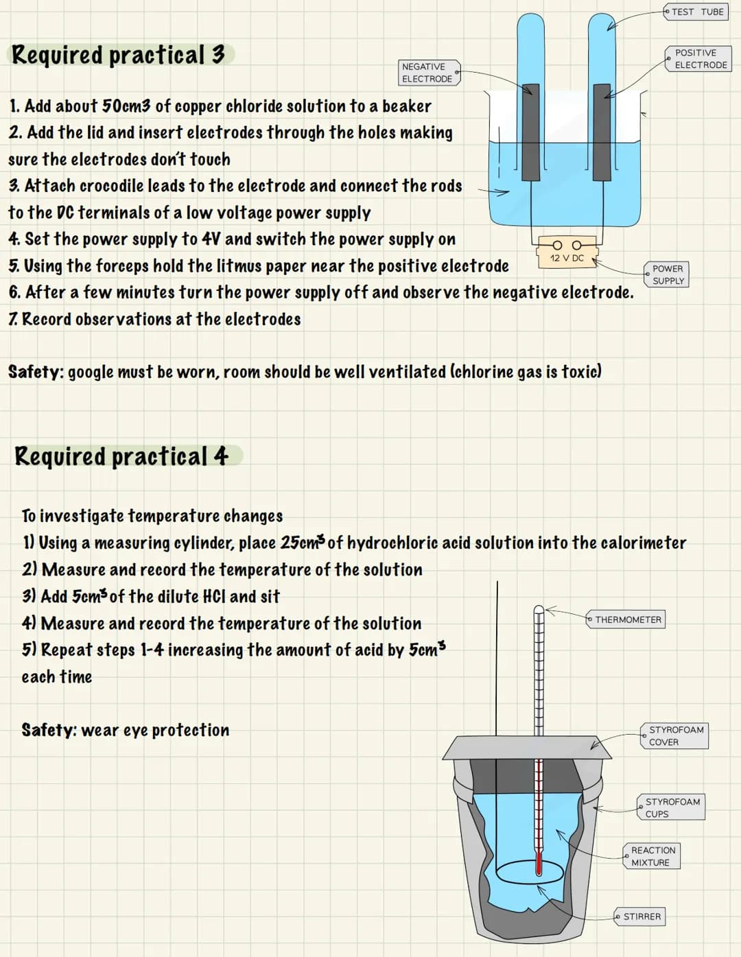 # CHEMISTRY
REQUIRED PRACTICALS
Increasing accuracy- the degree to which the result conforms to its correct value:
* Increase quality (m