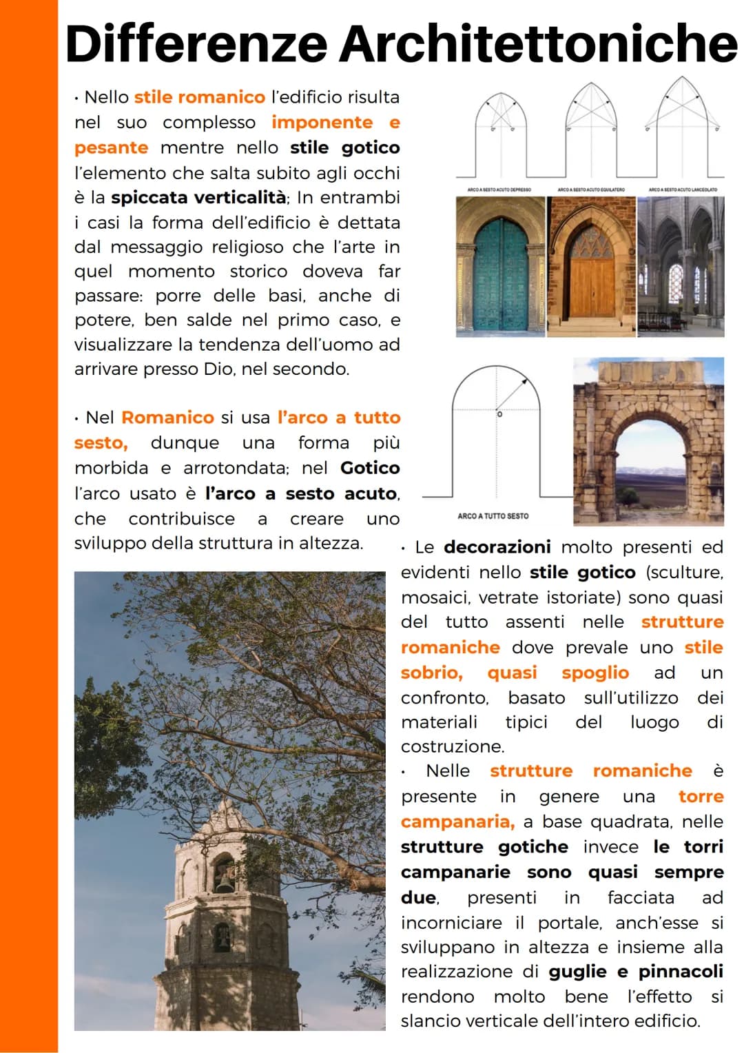 # Arte Romanica
Differenze tra Arte Romanica e Arte Gotica.
Gotica
L'Arte Gotica e Romanica a
confronto: Le Differenze
Lavoro realizzato