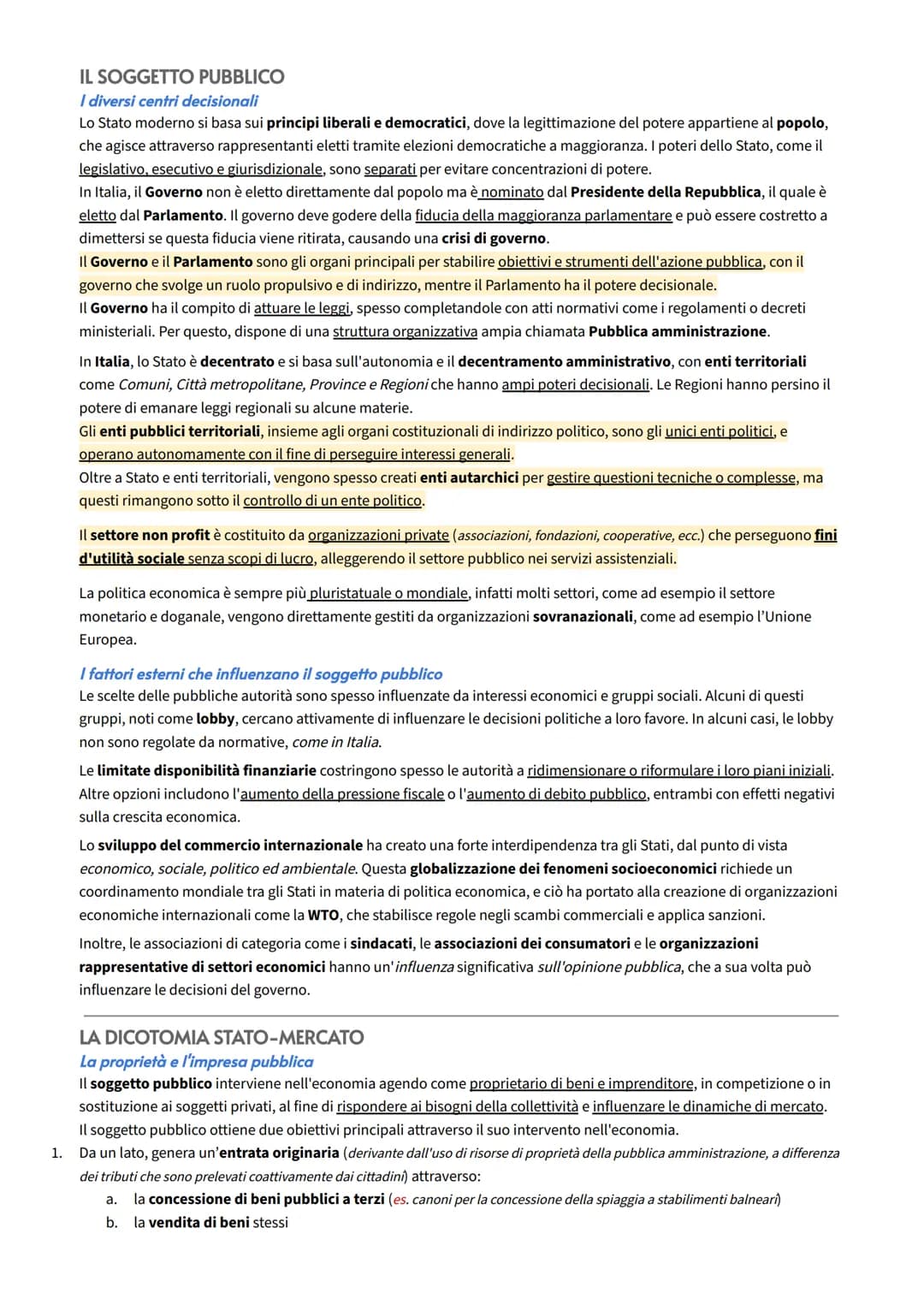 # LA FINANZA PUBBLICA E IL MERCATO
I SISTEMI ECONOMICI
Un'economia può essere APERTA (modello classico/liberista) o CHIUSA (modello pianifi