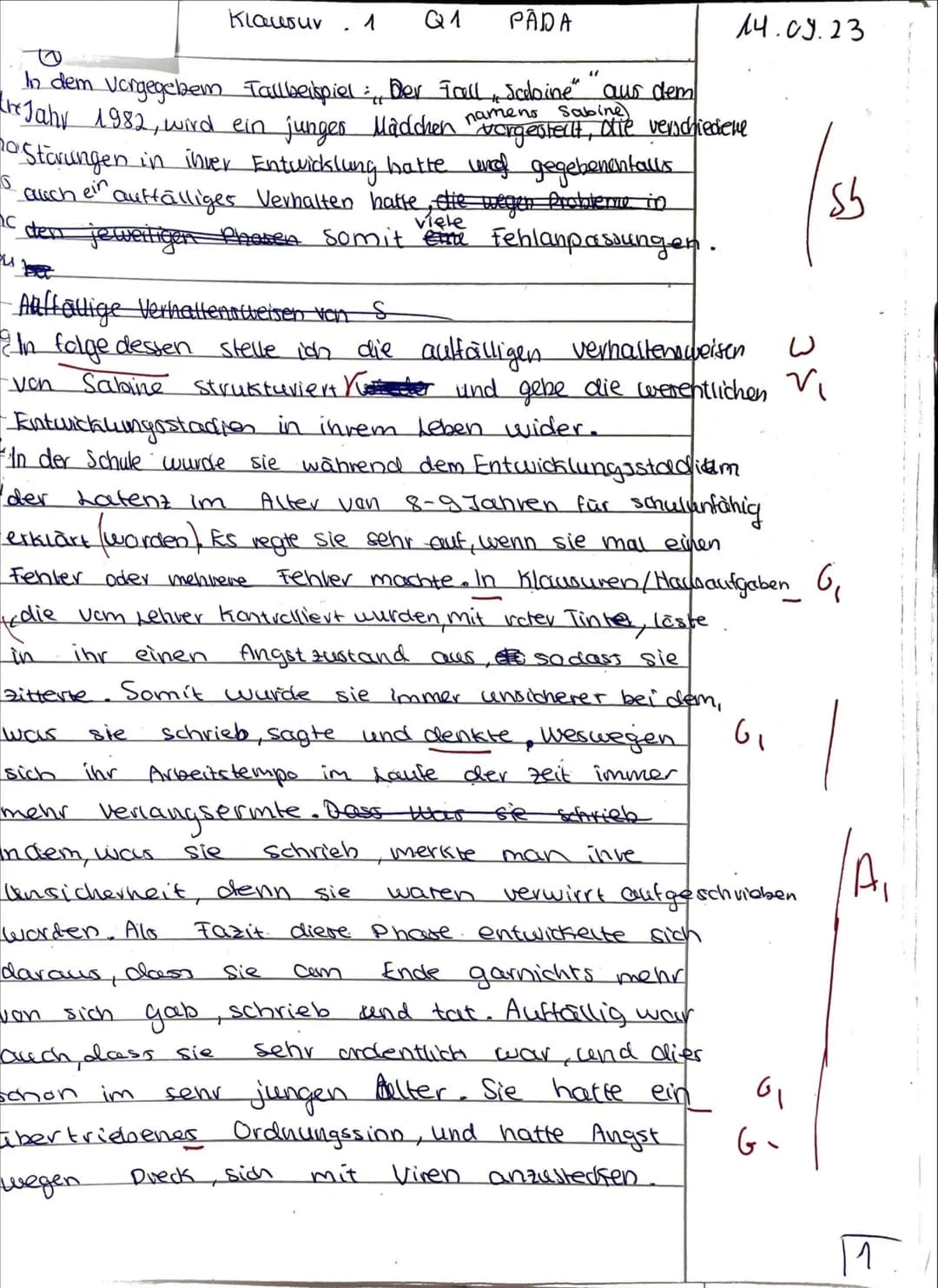 7
for
3Pharen
LK Pädagogik 12/1 (Yigit) 1. Kursarbeit
14.09.2021
23
Thema: Gestörte Entwicklung und Sozialisation in der Kindheit-Freuds
9: