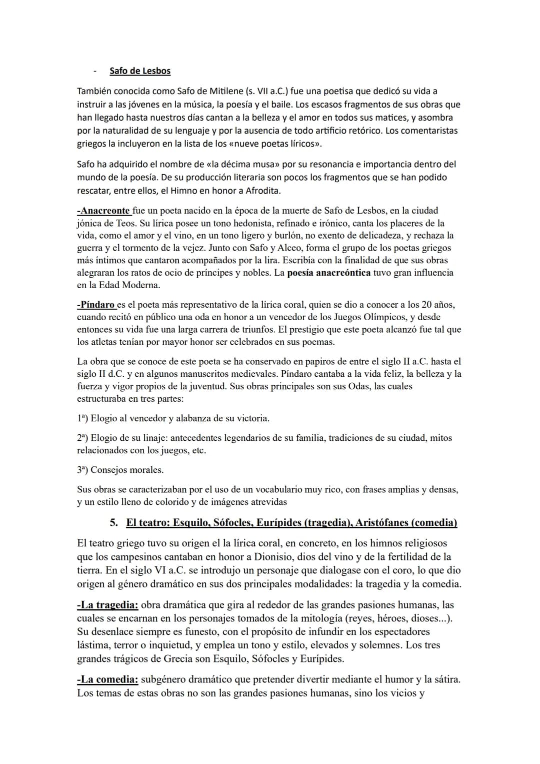 Literatura Universal.
TEMA 2: La literatura griega: características, géneros, autores y obras
principales.
1. Contexto histórico de Grecia