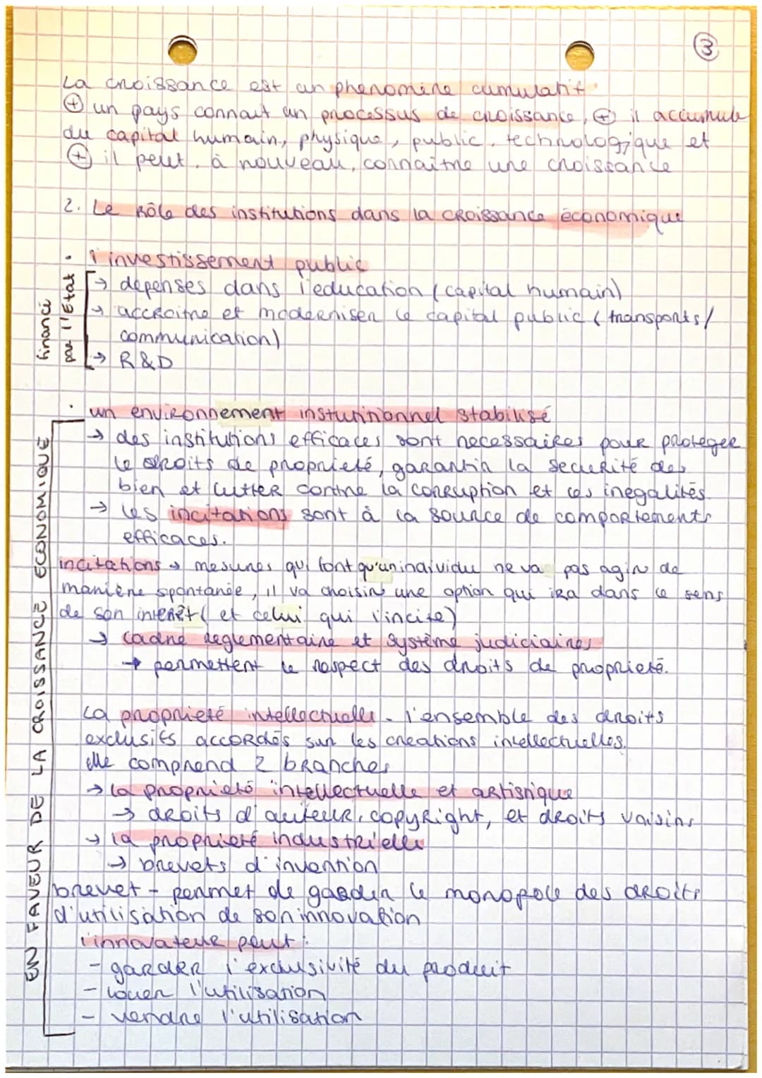 @
SES- Chap 1
I. Le phenomère de la croissance économique
Al la mesure de la croissance économique
croissance économique: augmentation sou