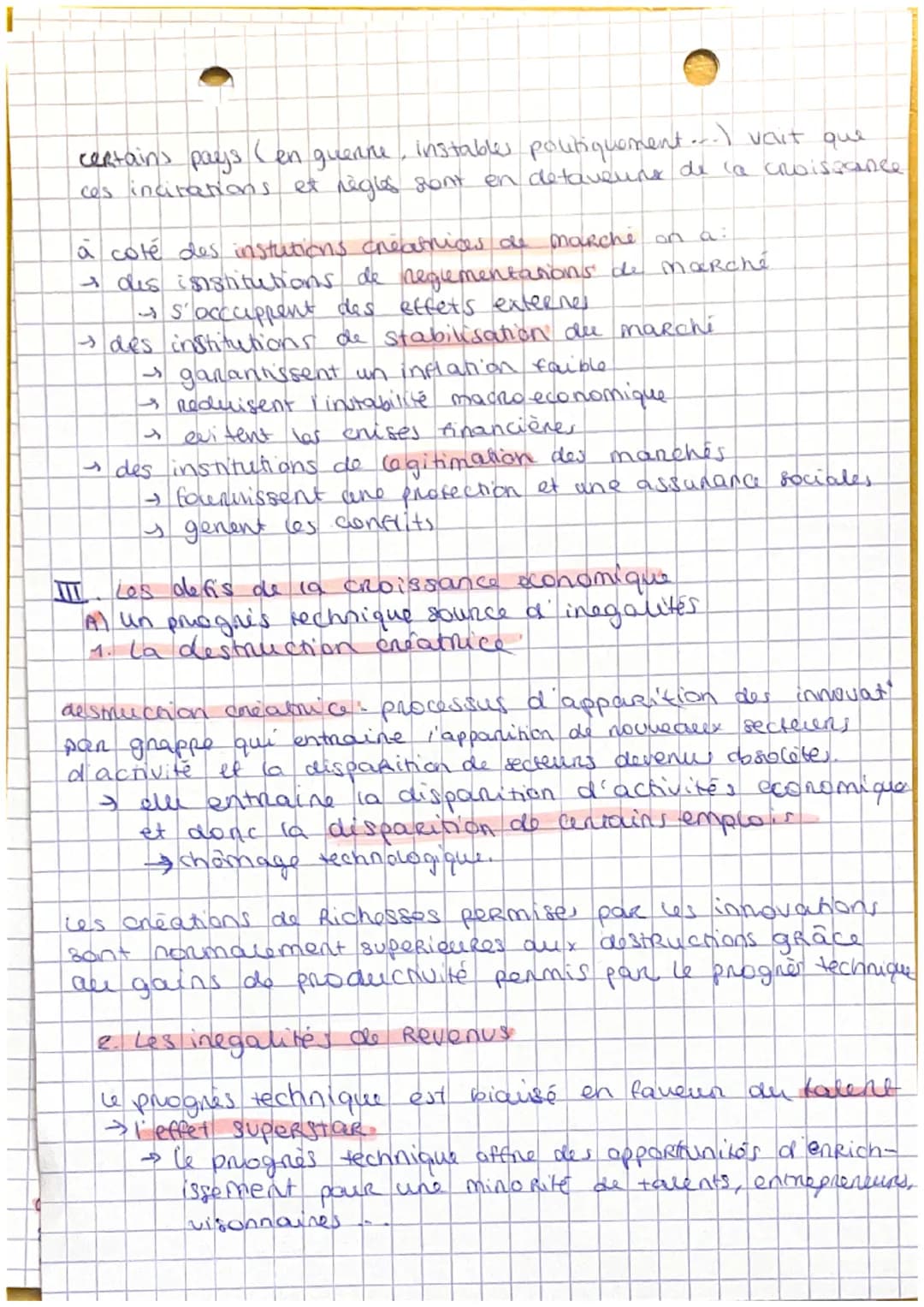 @
SES- Chap 1
I. Le phenomère de la croissance économique
Al la mesure de la croissance économique
croissance économique: augmentation sou