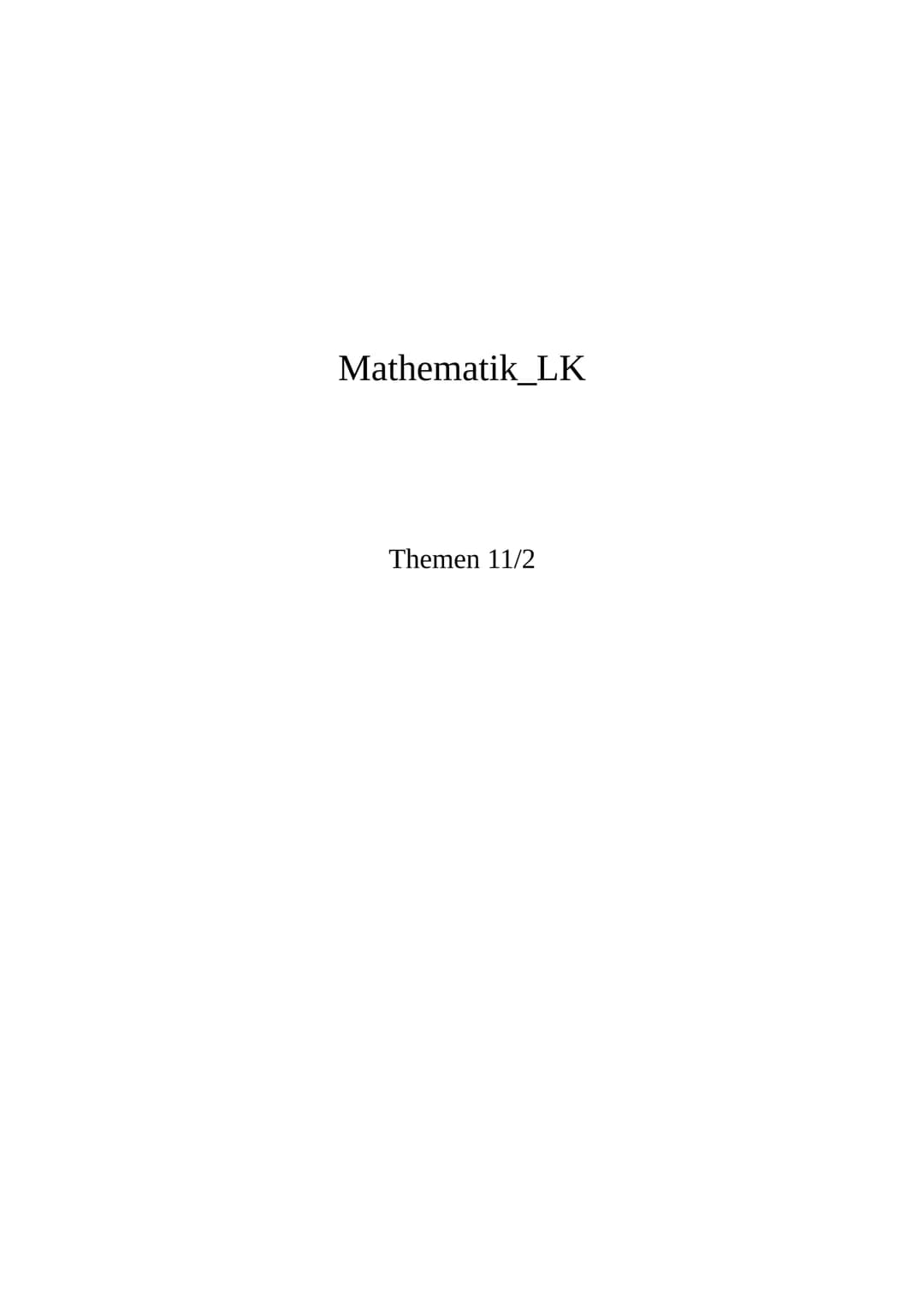 Mathematik_LK
Themen 11/2 Inhaltsverzeichnis
11/2
- Extremwertaufgaben # Extremwertaufgaben
Es kommt darauf an, die Zielgröße zu optimie