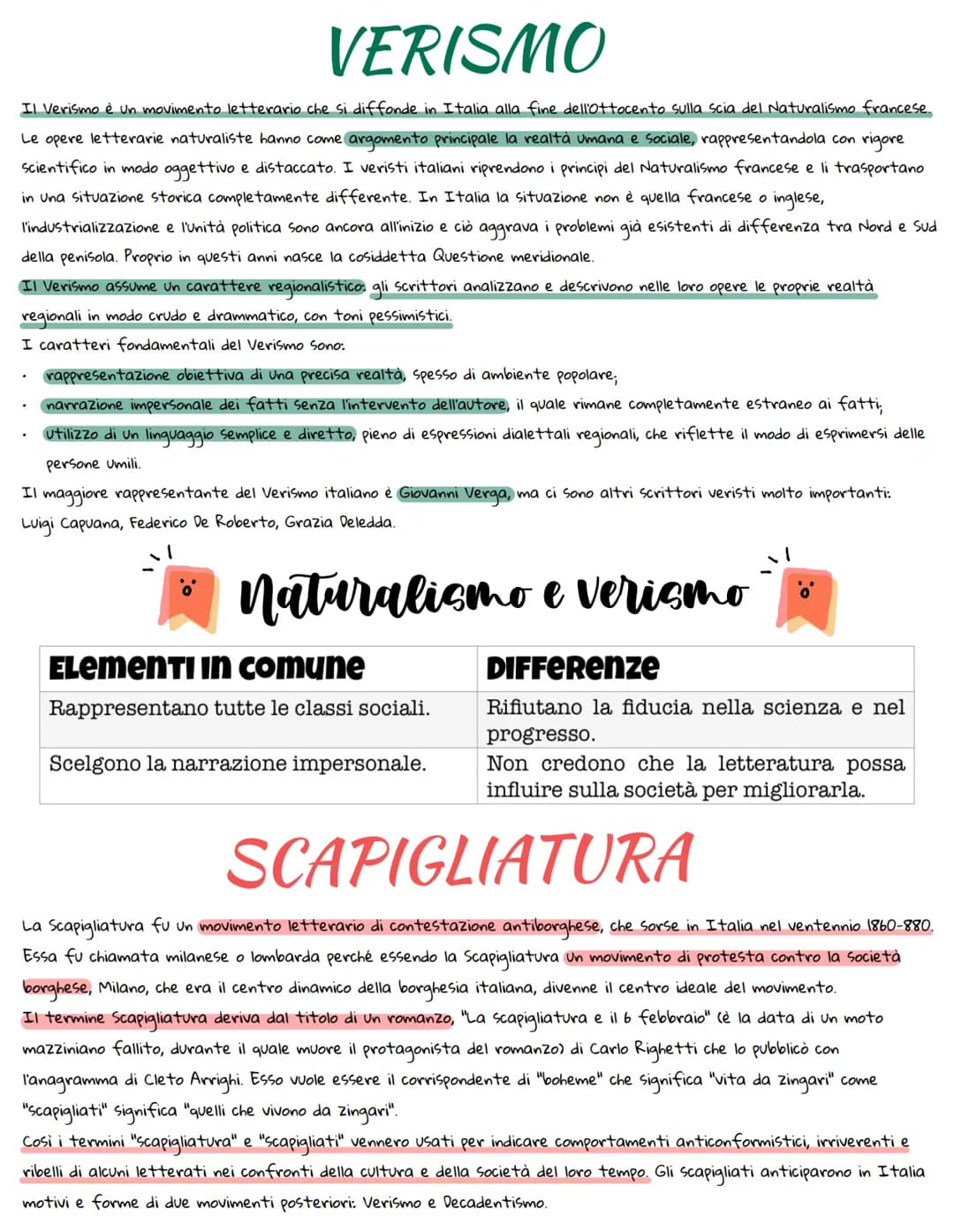 ITALIANO # REALISMO
Cos'é?
Movimento che si svillopa in particolare nella seconda metà derottocento e che ha come principio fondamentale l