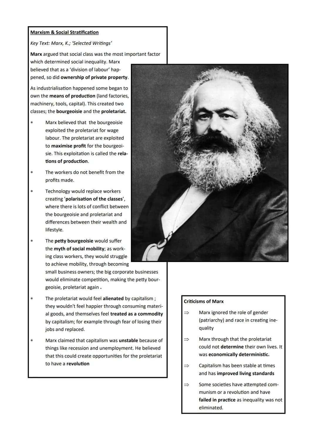# Sociology GCSE
## Unit 6:
### Social Stratification
Name _____________ ## 2.2 Assessments
Paper 1: The sociology of families and
educa