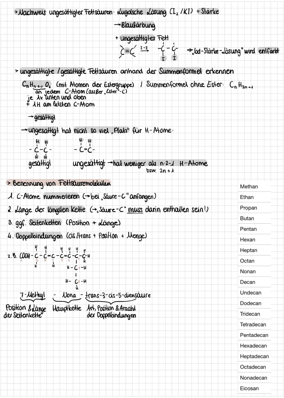 II Fette
>Autbau von Fettmolekülen
>Ester aus Glycerin (Propantriol) und Carbonsäuren (meist langkettig)
Ester Kondensationsprodukt aus Re