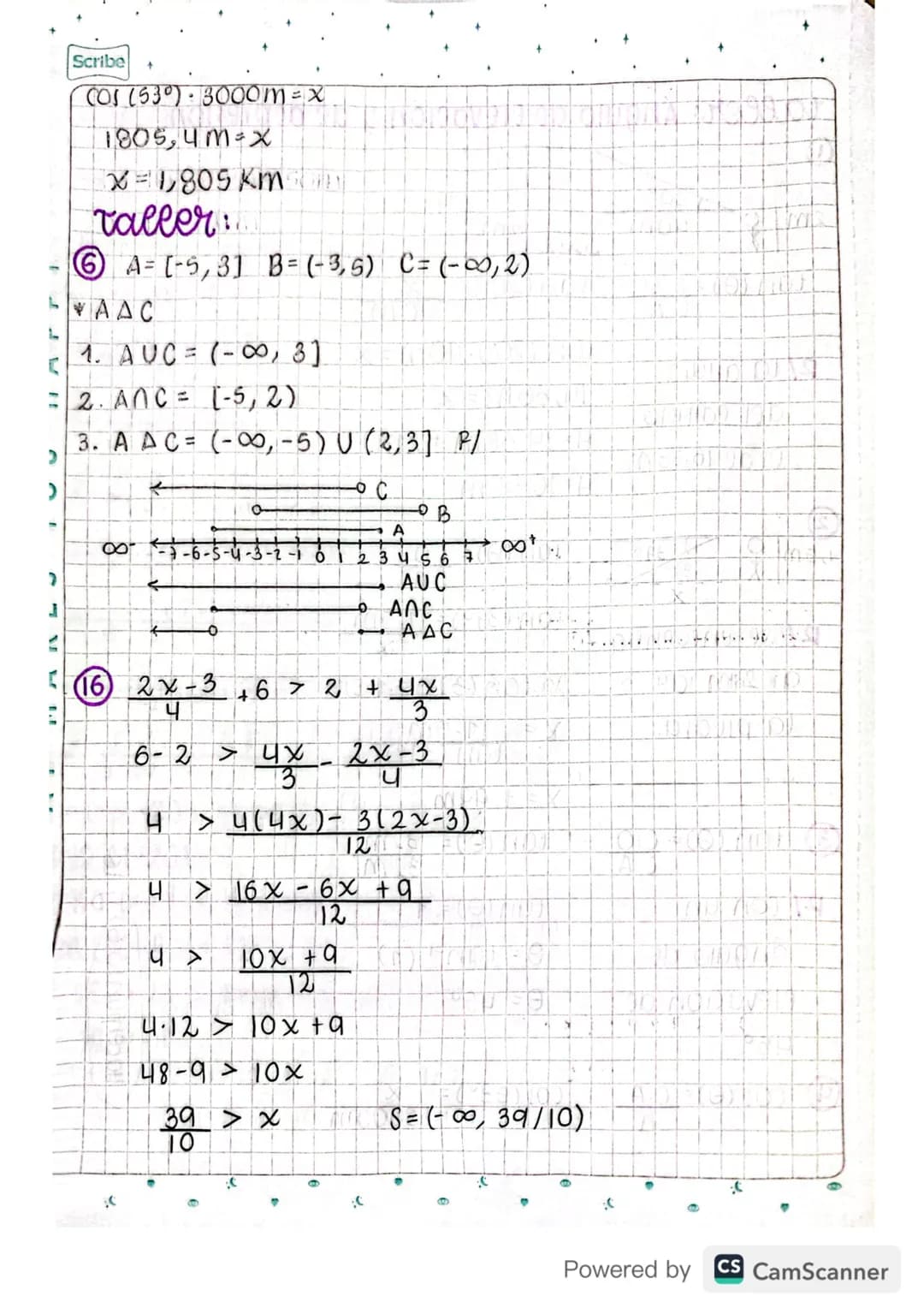 taller: Ángulo de elevación y de depresión.
0
2m &
20°
40m
tan (0) CO
CA
P/la altura
del edificio
es de 16,56 m.
X
2m
tan (20°)=
H