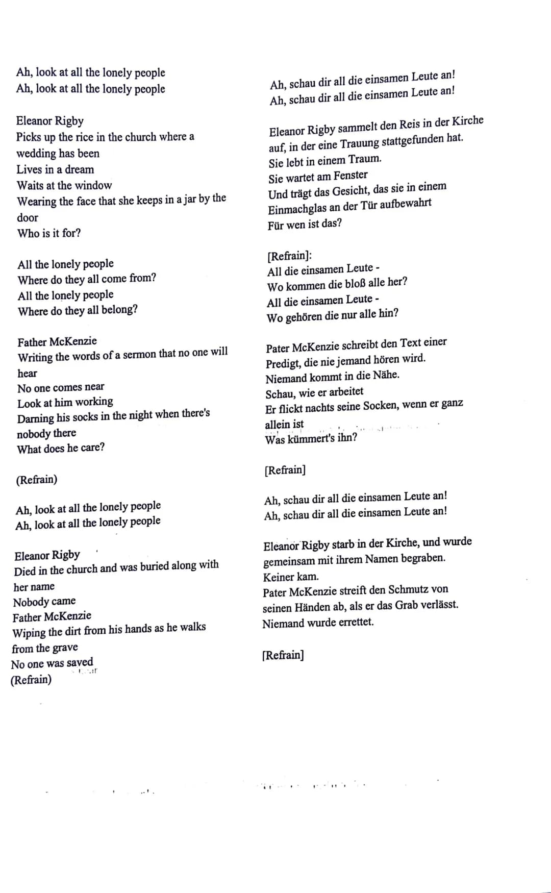 # Klassenarbeit Nr. 1
1. Notendiktat (5 VP)
2. Du hörst das Lied,„Die alten bösen Lieder" (Text: Heinrich Heine, Musik: Robert
Schumann),