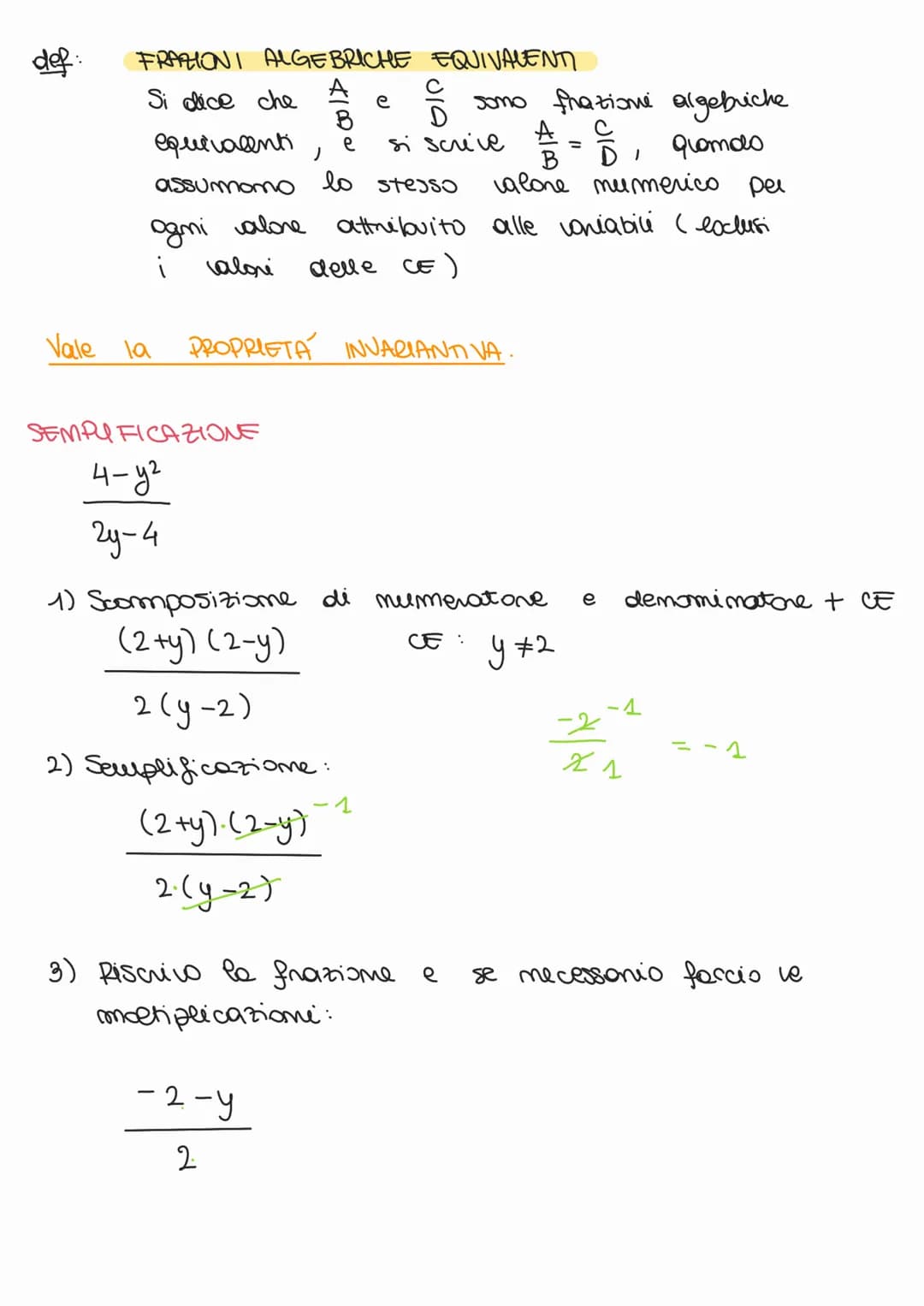 # FRAZIONI ALGEBRICHE
Ripasso: SCOMPOSIZIONE POLUNOMI
1) RACCOGUMENTO TOTALE:
2) RACCOGUMENTO PARZIALE:
3) SOMNA per DIFFERENZA:
4) QUADRATO