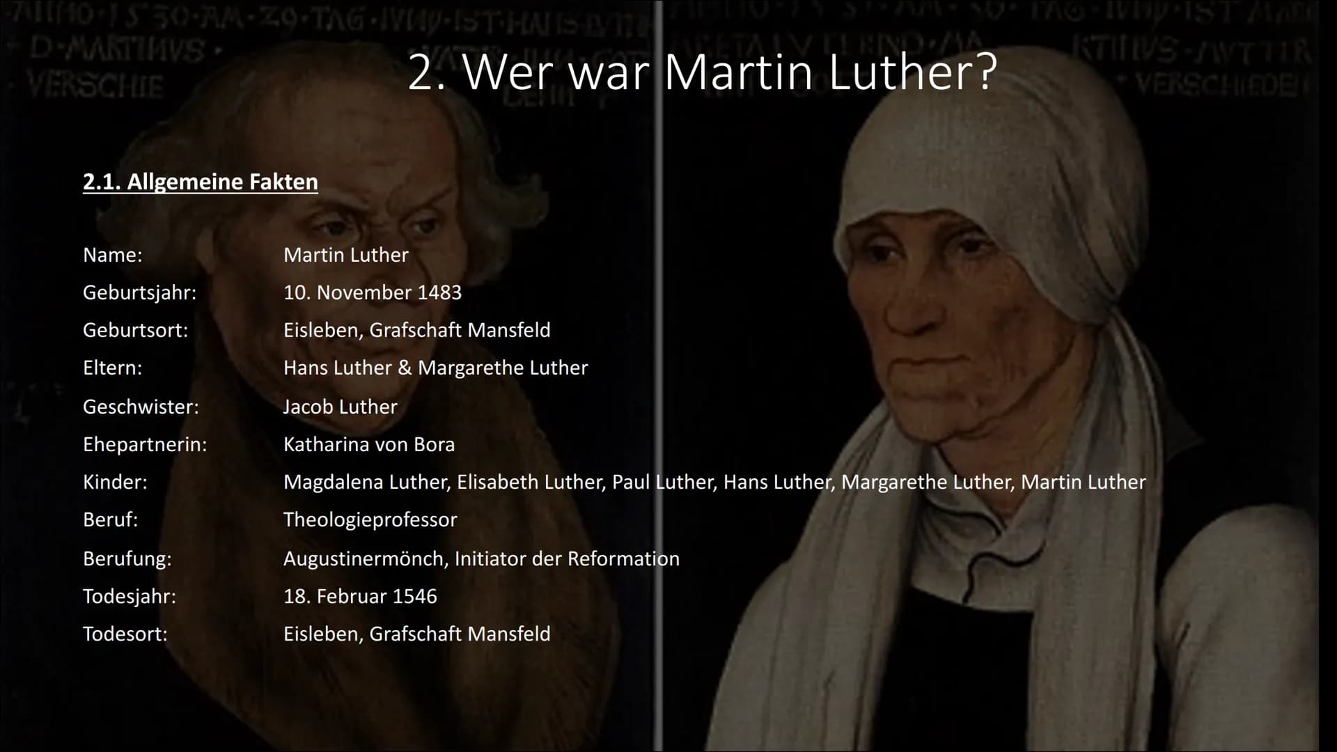 # Die
theologische
Lehre Martin
Luthers
Eine Präsentation von Luana Astemio
und Lea Gagliardi Gliederung
1. Bild zum Einstieg
2. Wer war M