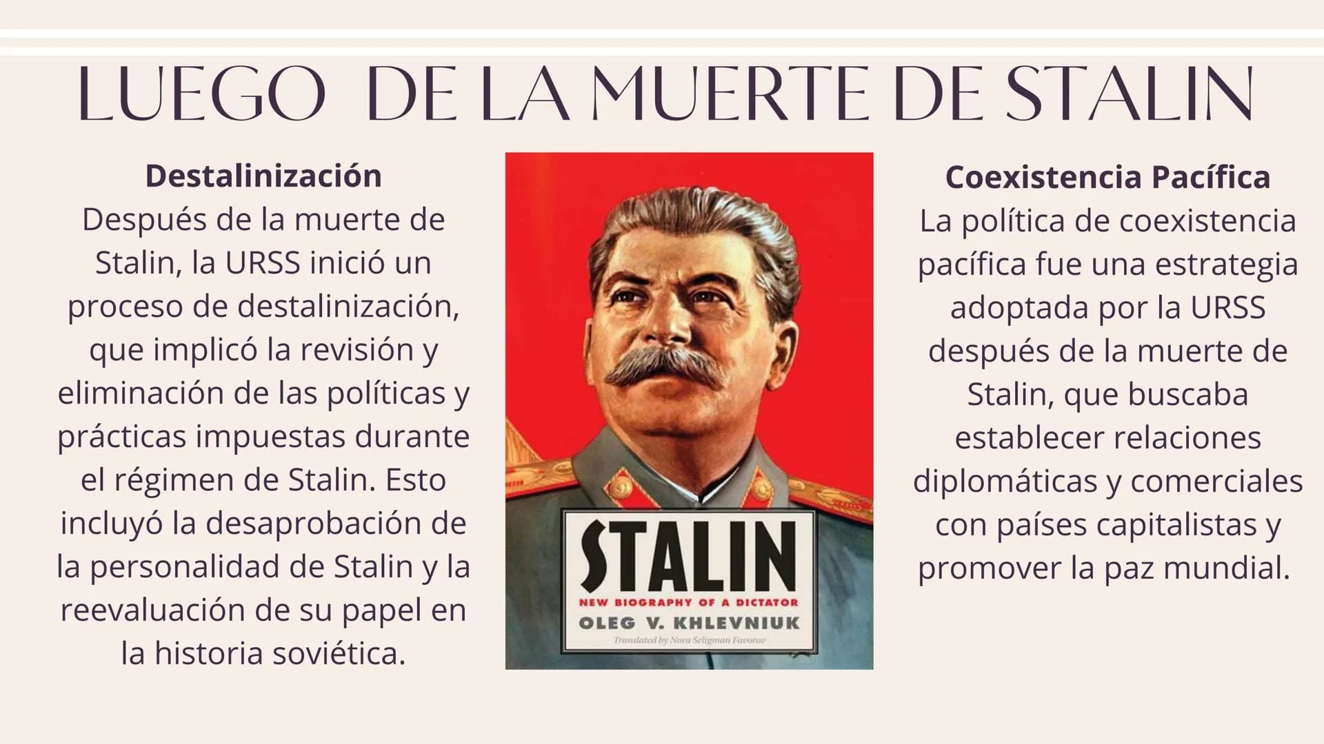 # ETAPAS DEL DESARROLLO DE LA URSS
Sus etapas incluyen incluyen la Revolución de Octubre, la Guerra Civil Rusa, la Nueva Política Económica,