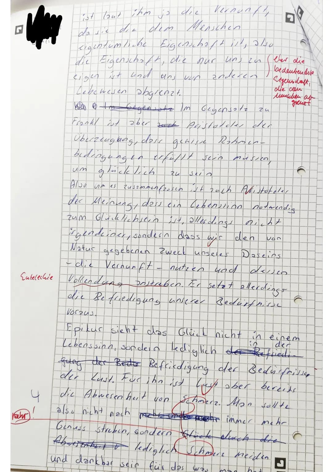 Glück-
Eudaimonistische Begründungen verantwortlichen Handelns
23.11.2022
Arbeitsaufgaben (Das Arbeitsmaterial befindet sich auf Seite 2)