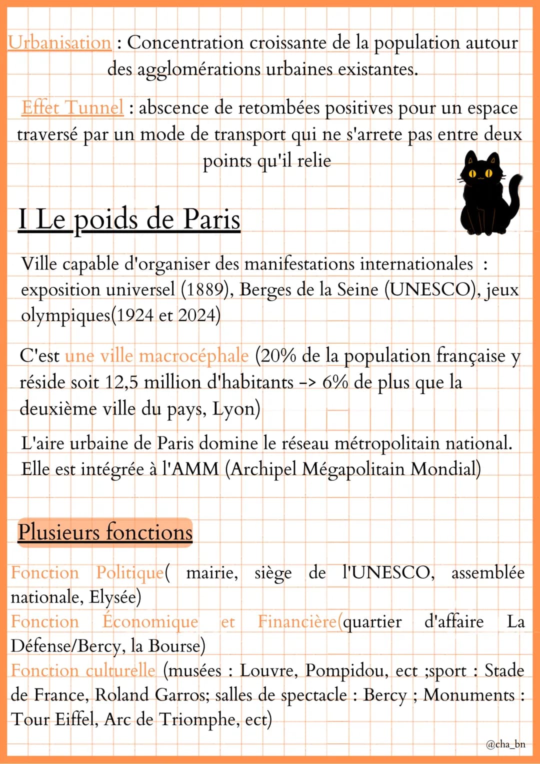 Géographie
@cha_bn
Thème 1: La métropolisation un processus Mondial
Différencié
La France la métropolisation et ses effets
Quelques déf