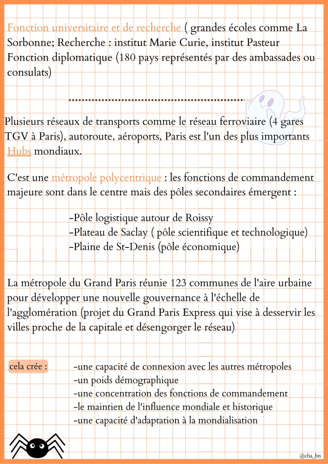 Géographie
@cha_bn
Thème 1: La métropolisation un processus Mondial
Différencié
La France la métropolisation et ses effets
Quelques déf