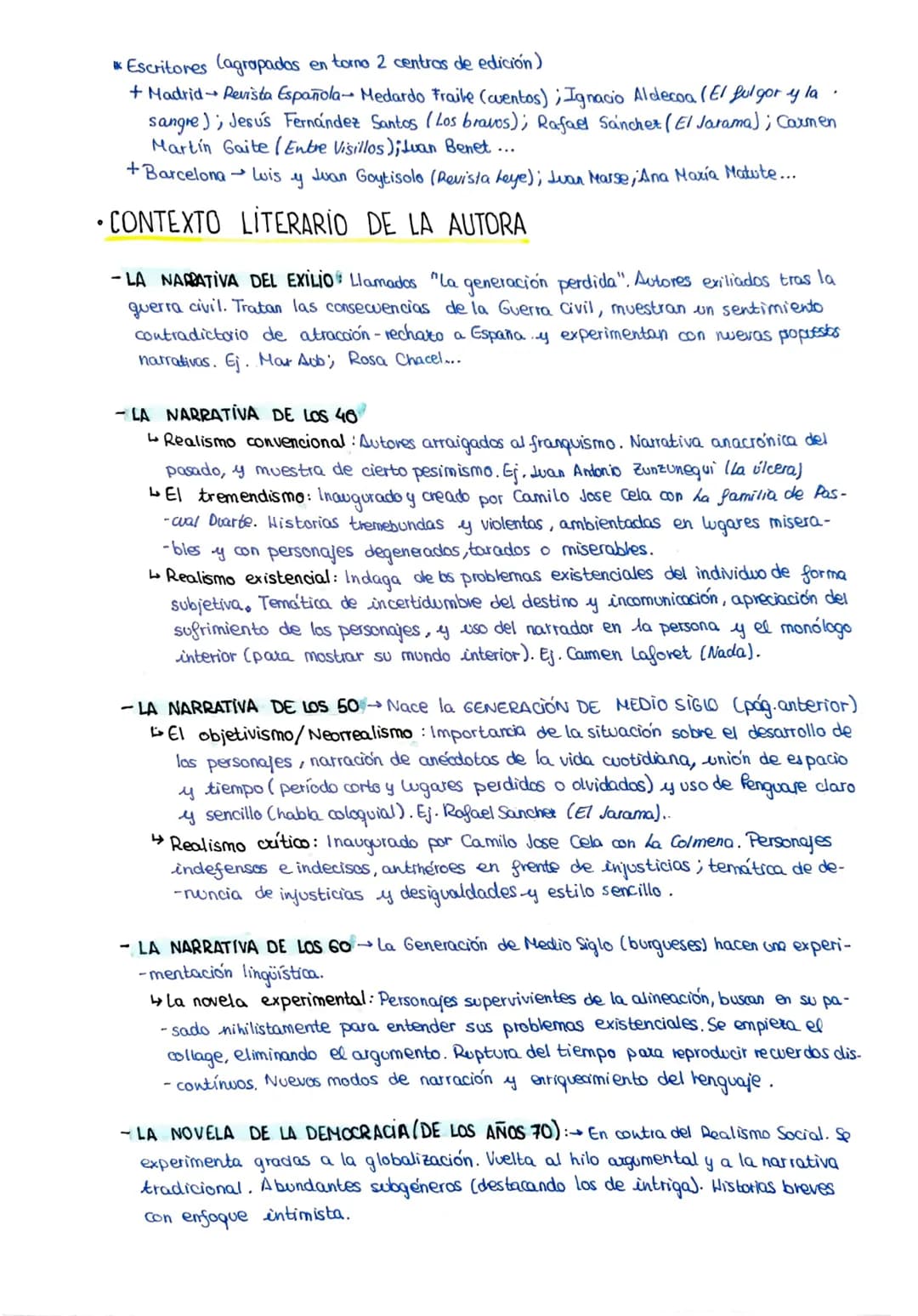 CARMEN MARTIN GAITE
•BREVE BIOGRAFÍA (Salamanca 1926- Salamanca 2000)
Educada en casa por su padre desde la infancia hasta el bachiller, q