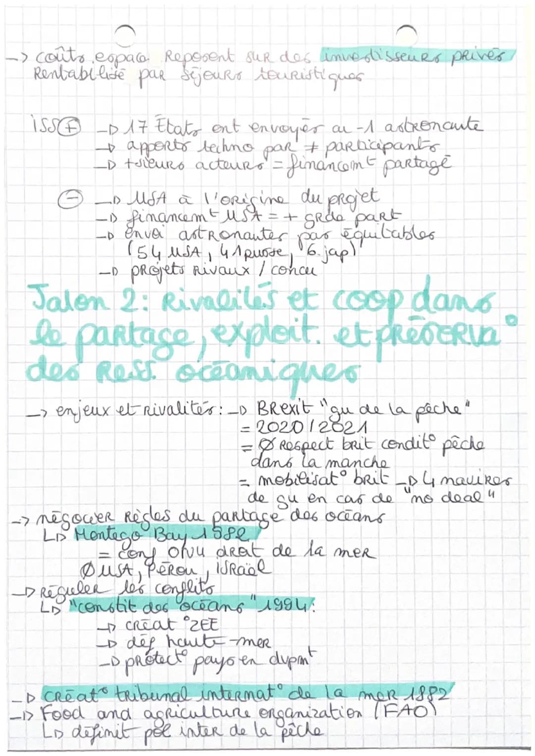 Thème 1
HGGSP
De nouveaux espaces de
conquête
Ocians
Nouveaux espaces: océans, espaces = Mvx champs
d'explorat et
dēja découverts: terrestre