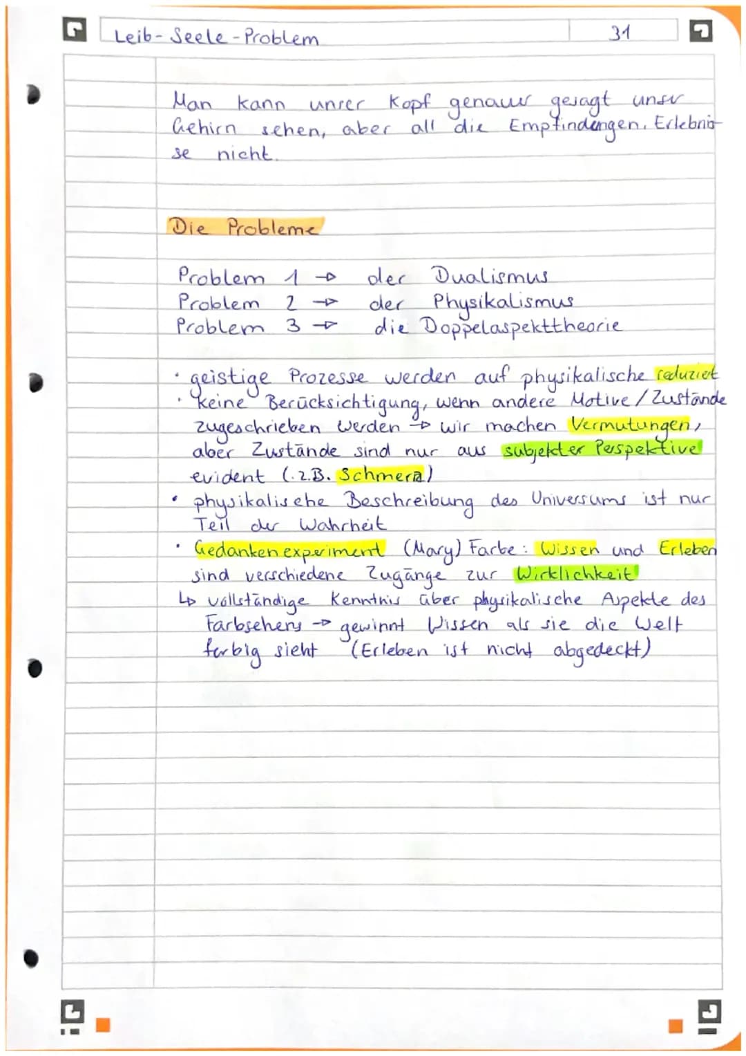 Leib-Seele - Problem.
René Descartes:
Das Ich ein denkendes Ding
Mein Körper - ein ausgedehntes Ding
Die Zirbeldrüse
6
Pierre Gassendi: