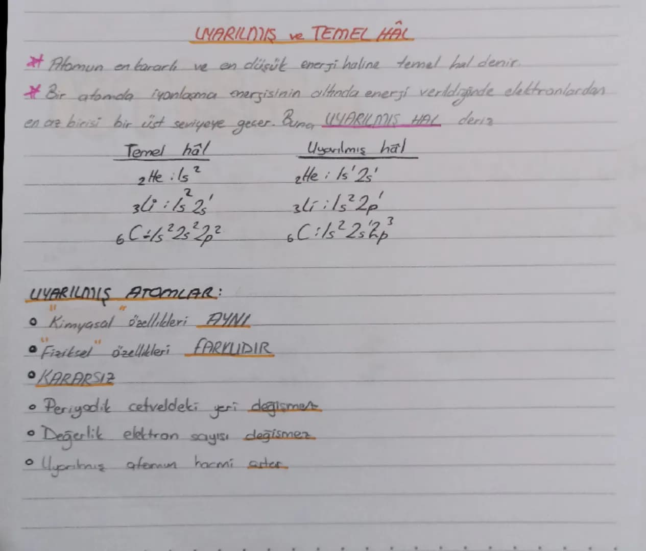 - AYT KİMYA -.
MODERN ATOM TEORIsi
BOHR ATOM MODELI : Elektron çekirdek etrafında belirli dairesel yörüngede bulunur.
• Bu yörüngelere :