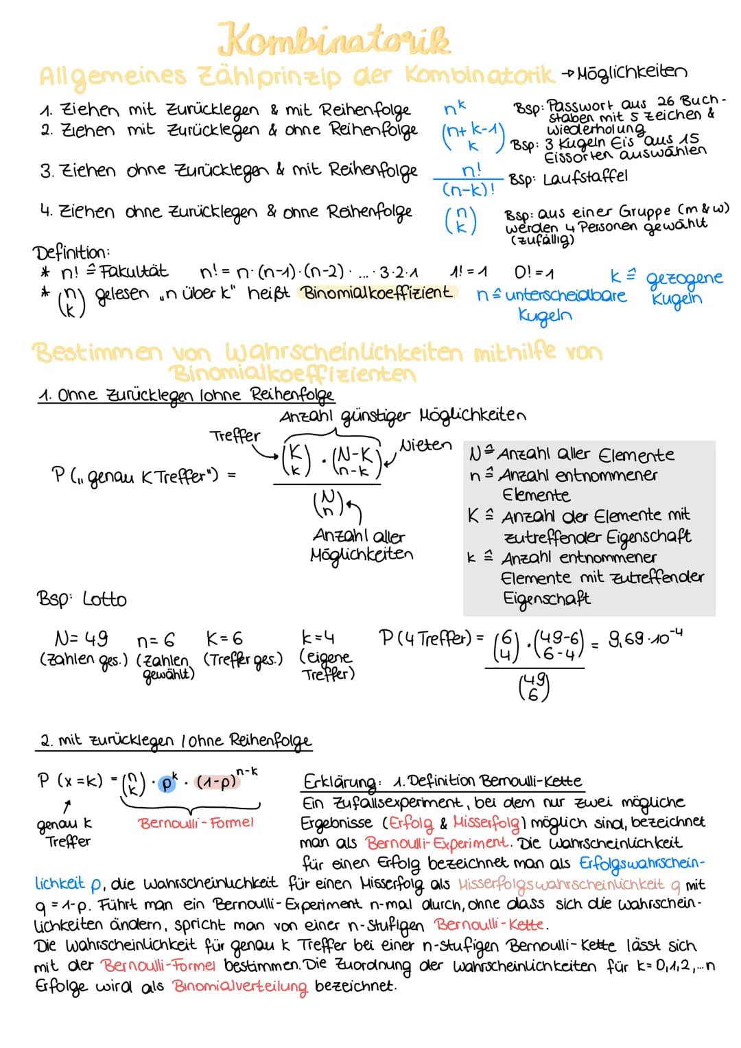 # Stochastik
Baumdiagramm & Pfadregeln
Mehrstufige Zufallsexperimente lassen sich in Form von Baumdiogrammen darstellen:
Zu jedem mögliche
