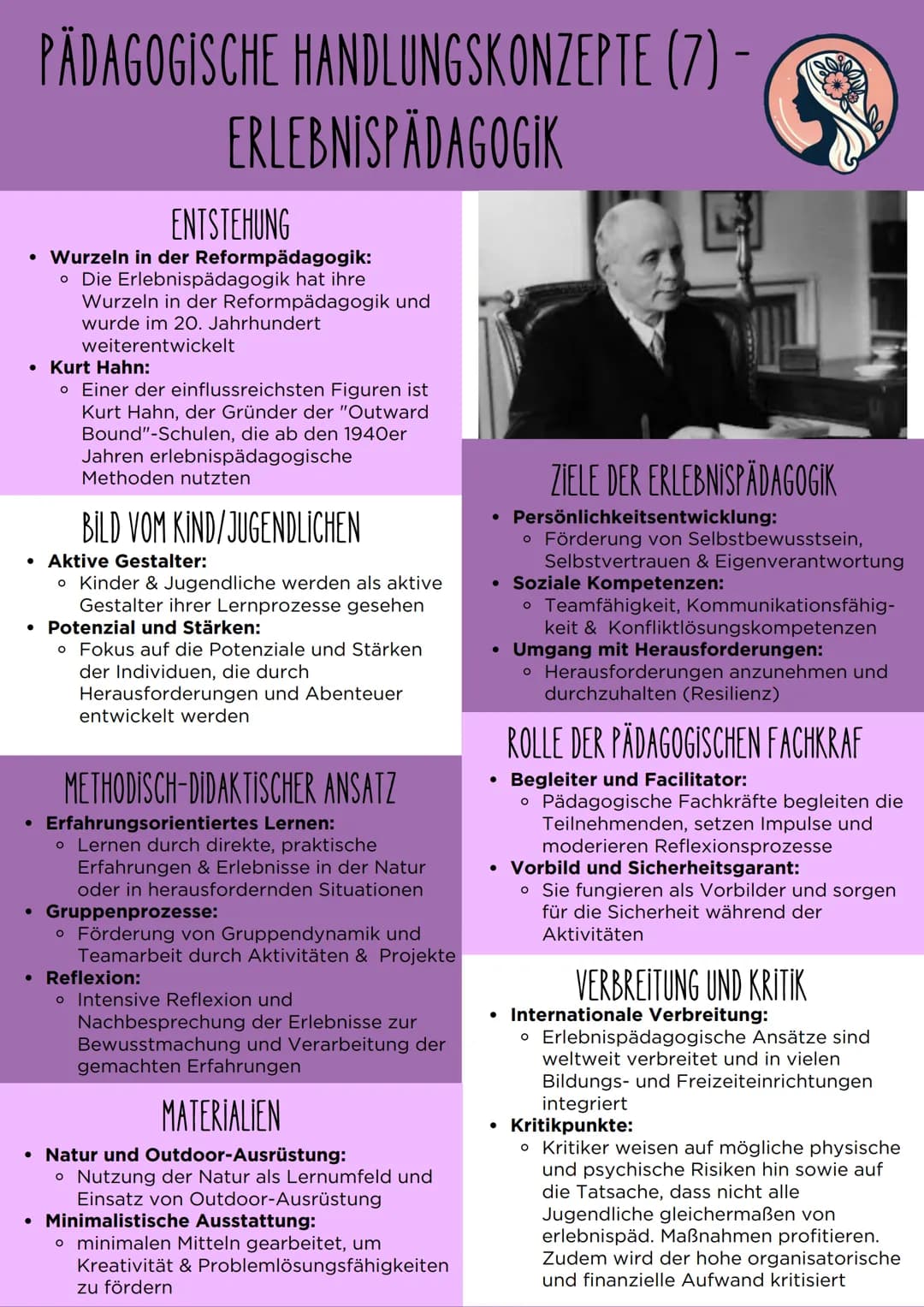# PÄDAGOGISCHE HANDLUNGSKONZEPTE (1)
DEFINITION
* Handlungskonzepte:
* Handlungskonzepte in der Pädagogik
sind systematisc