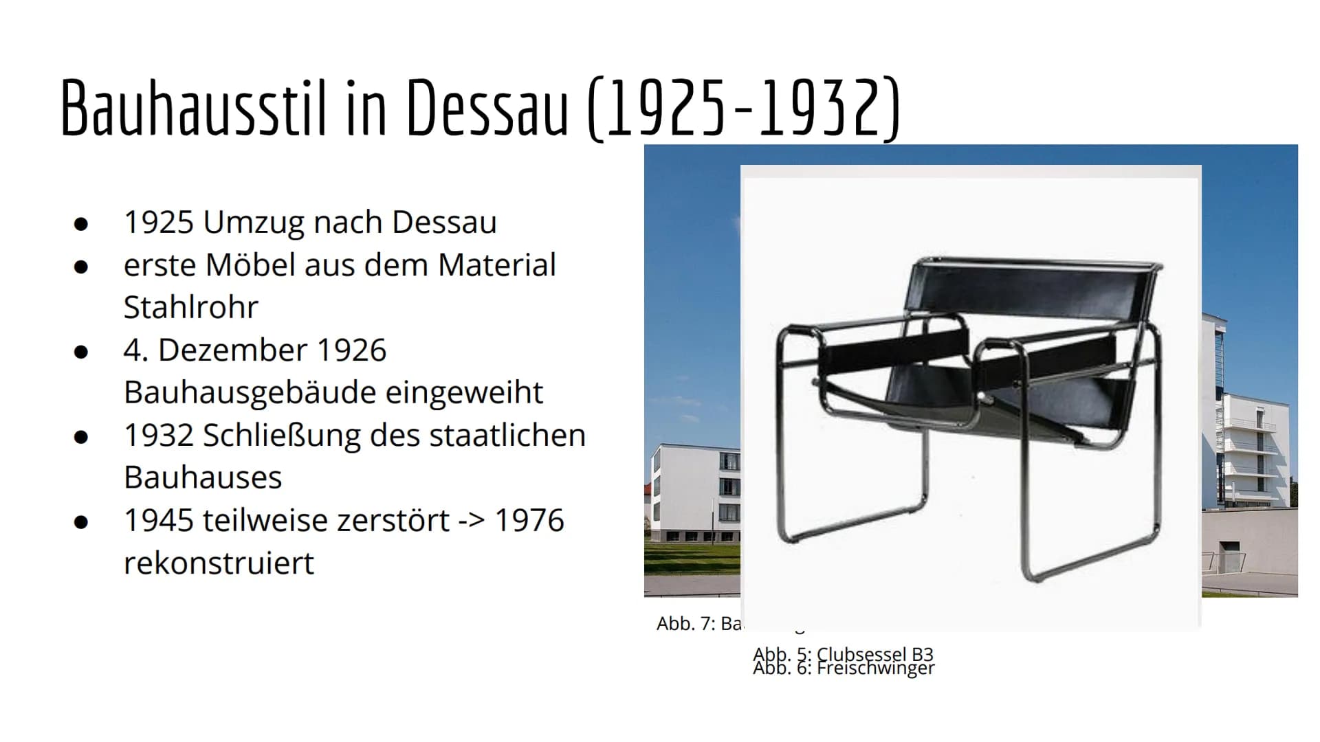 Abb. 27: Bauhausstil haus # Das Bauhaus
Melissa und Sharon # Gliederung
1. Definition und zeitliche Einordnung
2. Herkunft und Verbreitung