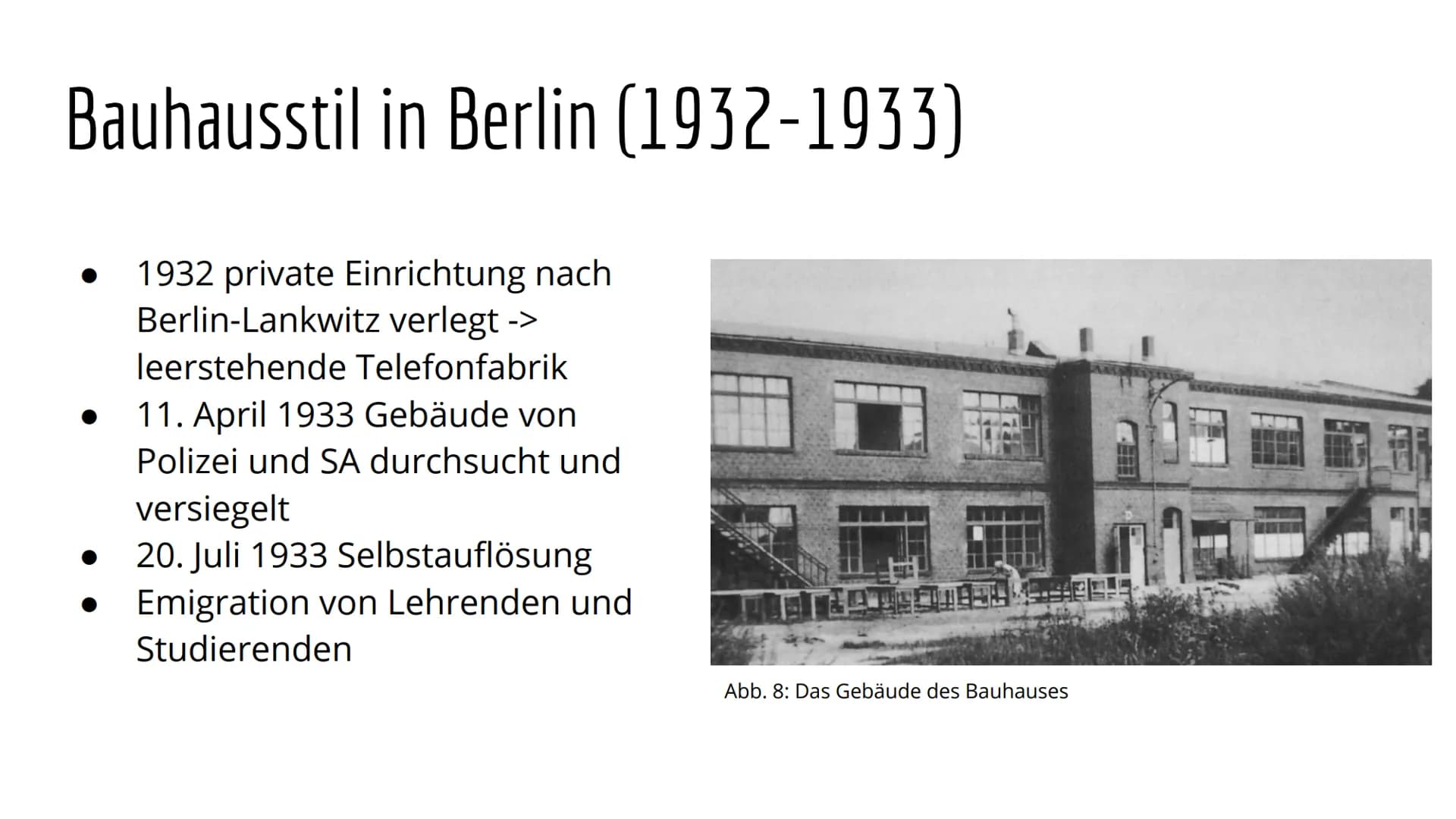 Abb. 27: Bauhausstil haus # Das Bauhaus
Melissa und Sharon # Gliederung
1. Definition und zeitliche Einordnung
2. Herkunft und Verbreitung