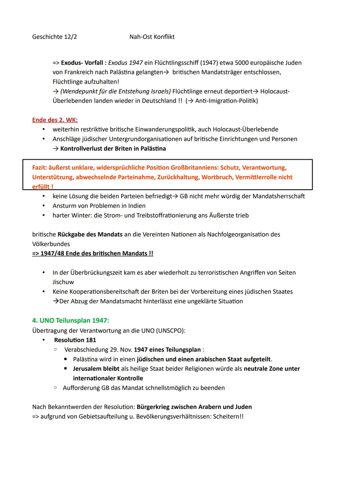 Geschichte 12/2
Inhaltsverzeichnis
Nah-Ost Konflikt
0. Der Nahe Osten - historische Wurzel eines weltpolitischen Konflikts
1. Palästina