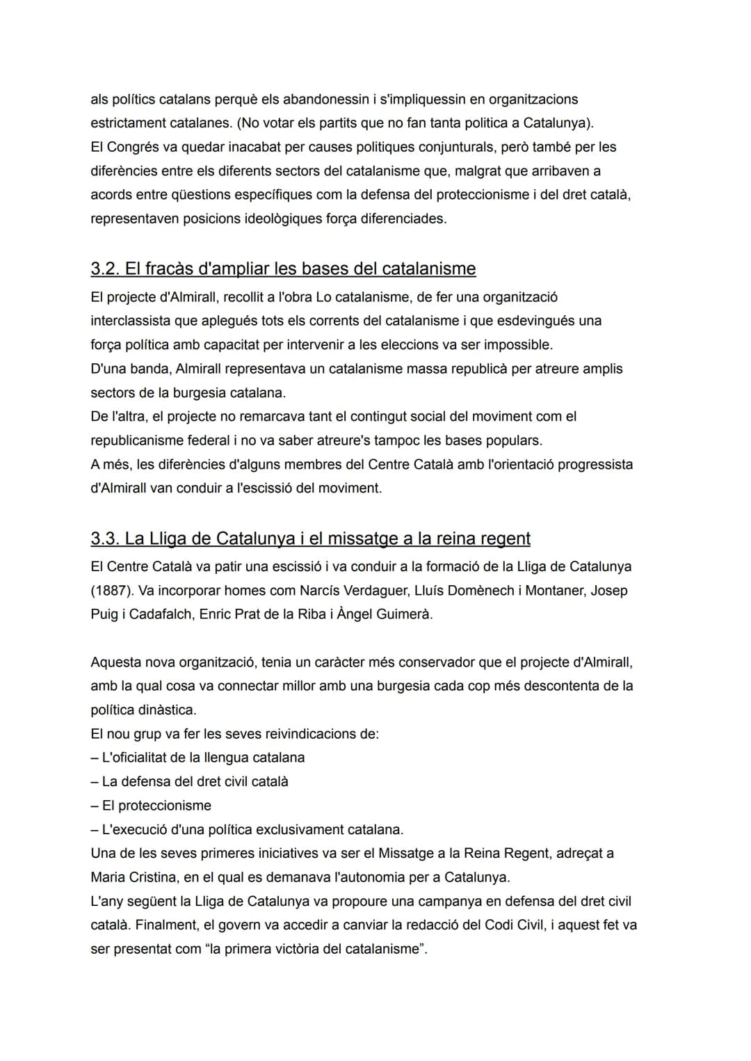 TEMA 8. ORÍGENS I CONSOLIDACIÓ DEL CATALANISME
(1833-1901)
# 1. FONAMENTS CULTURALS: LA RENAIXENÇA
La Renaixença va ser un moviment cultur