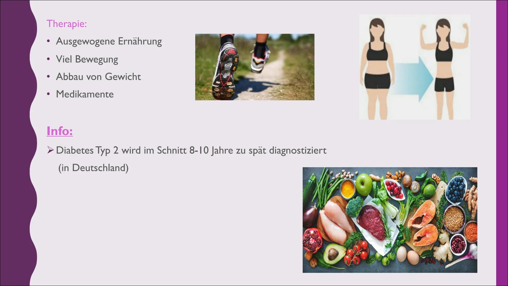 Diabetes # 1. WAS IST DIABETES:
• Diabetes ist eine Stoffwechselerkrankung, die neben dem Zuckerstoffwechsel vor allem den
Fettstoffwechsel