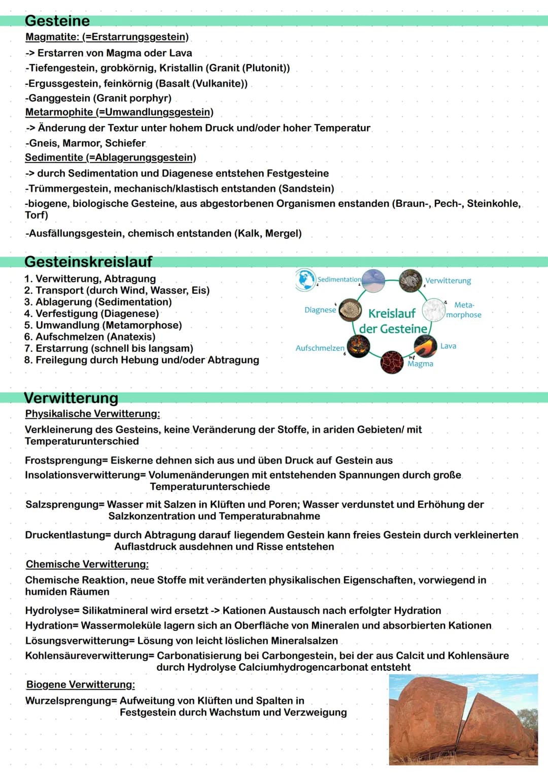 # ERDKUNDE
SCHRIFTLICHES ABITUR
erstellt von Lindeslernzettel # Inhaltsverzeichnis
Geosphären und -elemente
Landaschaftsformen
Schalenb