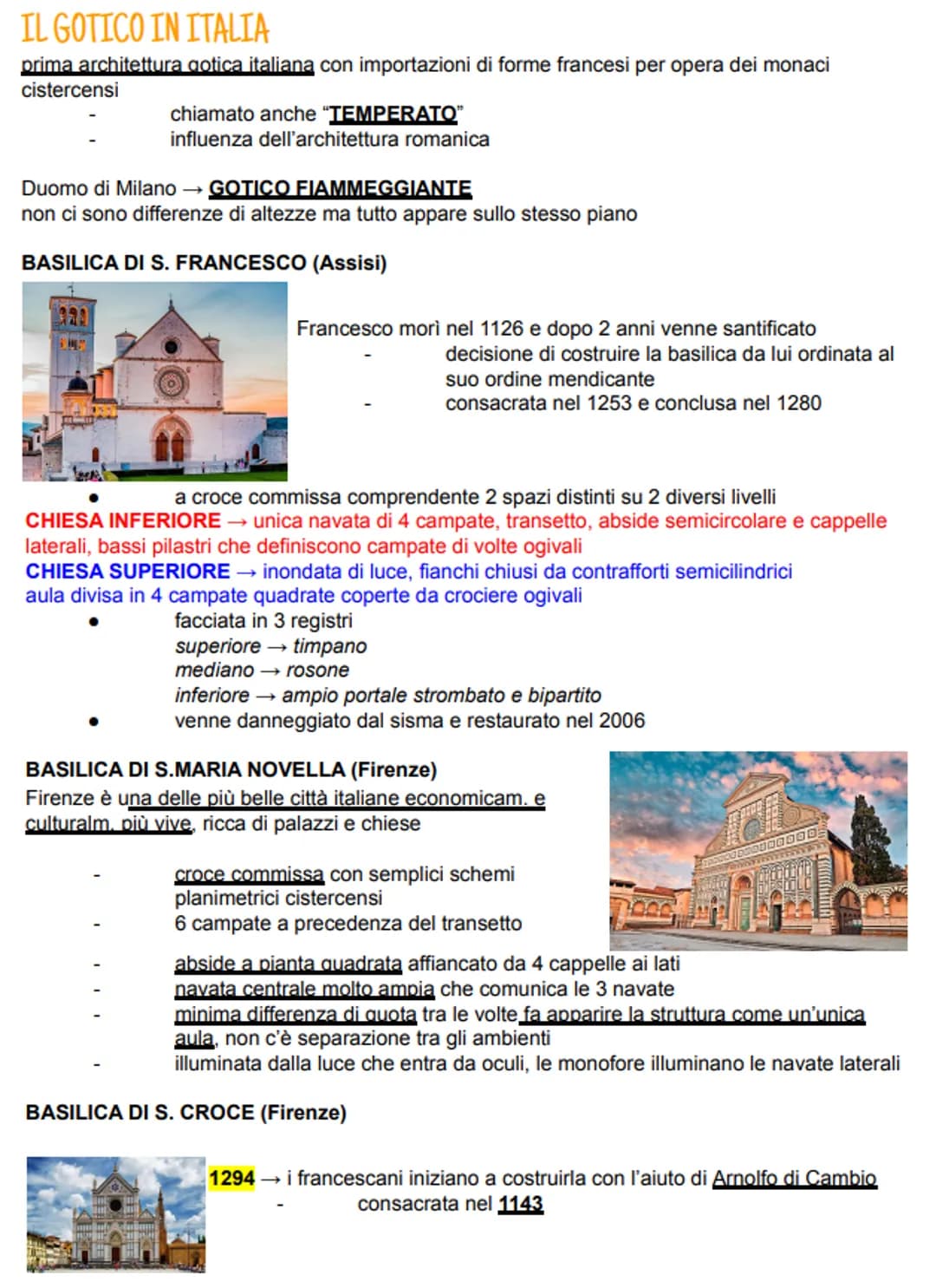 # IL GOTICO
intorno alla metà del XII sec. sull'Île de France
- vigore economico
- slancio sugli scambi mercantili
- nascono i BORGHI, vig
