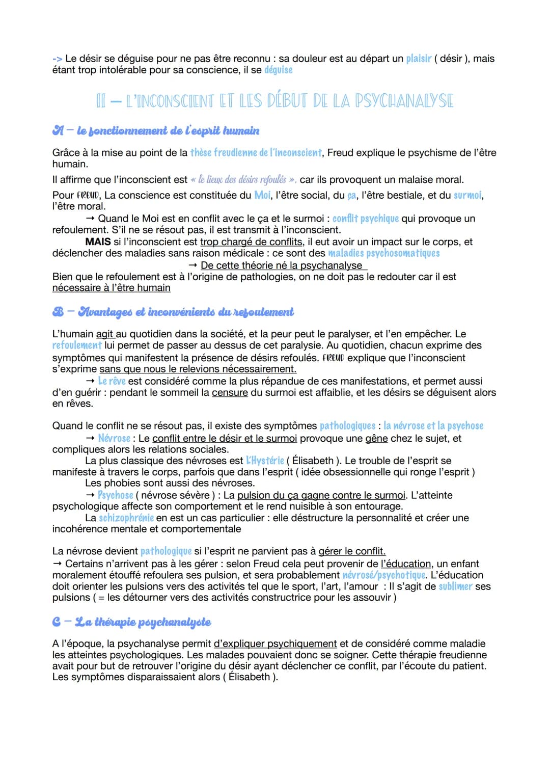 CHAPITRE III
L'inconscient
AU CINÉMA LE 9 NOVEMBRE Par les définitions qu'on lui en donne, l'inconscient est un état contraire à la consci