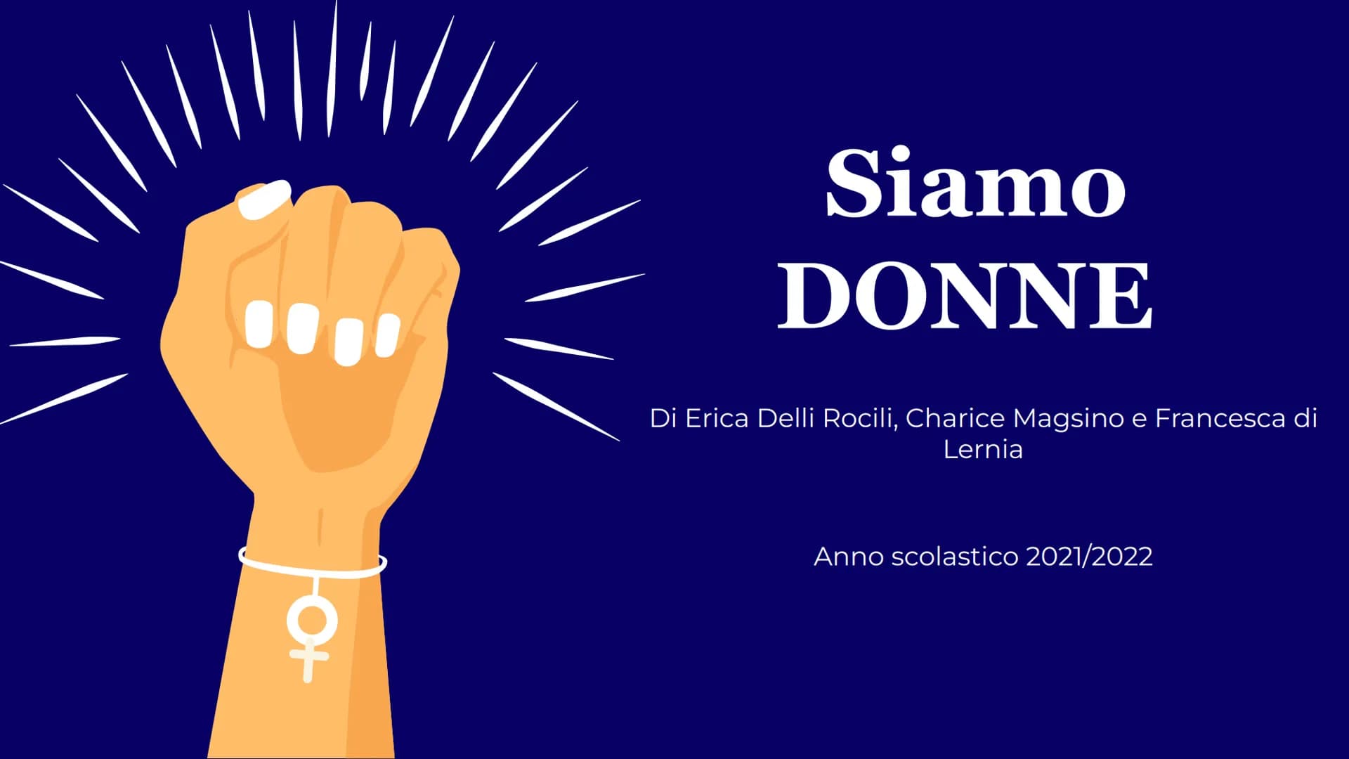 우
Siamo
DONNE
Di Erica Delli Rocili, Charice Magsino e Francesca di
Lernia
Anno scolastico 2021/2022 VIOLENZA
01
Forme di violenza
FEMMI