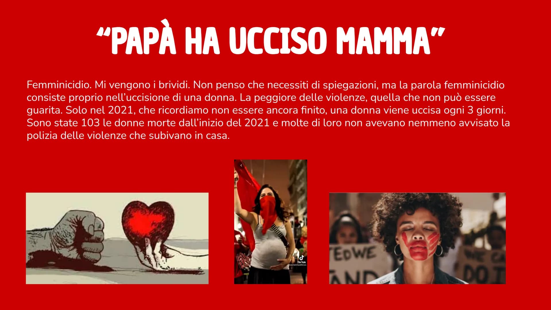 우
Siamo
DONNE
Di Erica Delli Rocili, Charice Magsino e Francesca di
Lernia
Anno scolastico 2021/2022 VIOLENZA
01
Forme di violenza
FEMMI