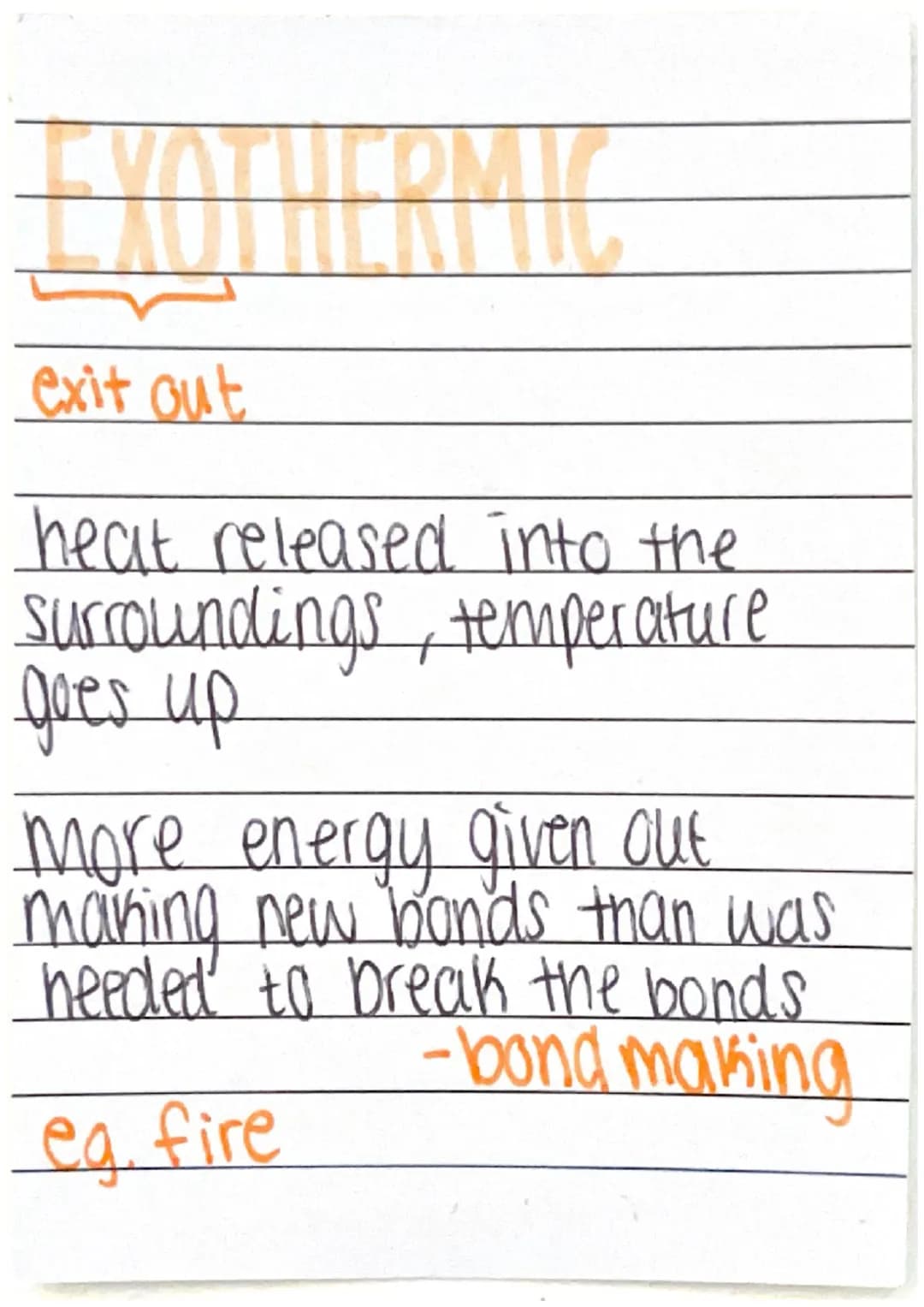 # ENDOTHERMIC
heat absorbed from
Surroundings, temperature
goes down.
more energy is needed
to break the old bonds
than is used to create
ne