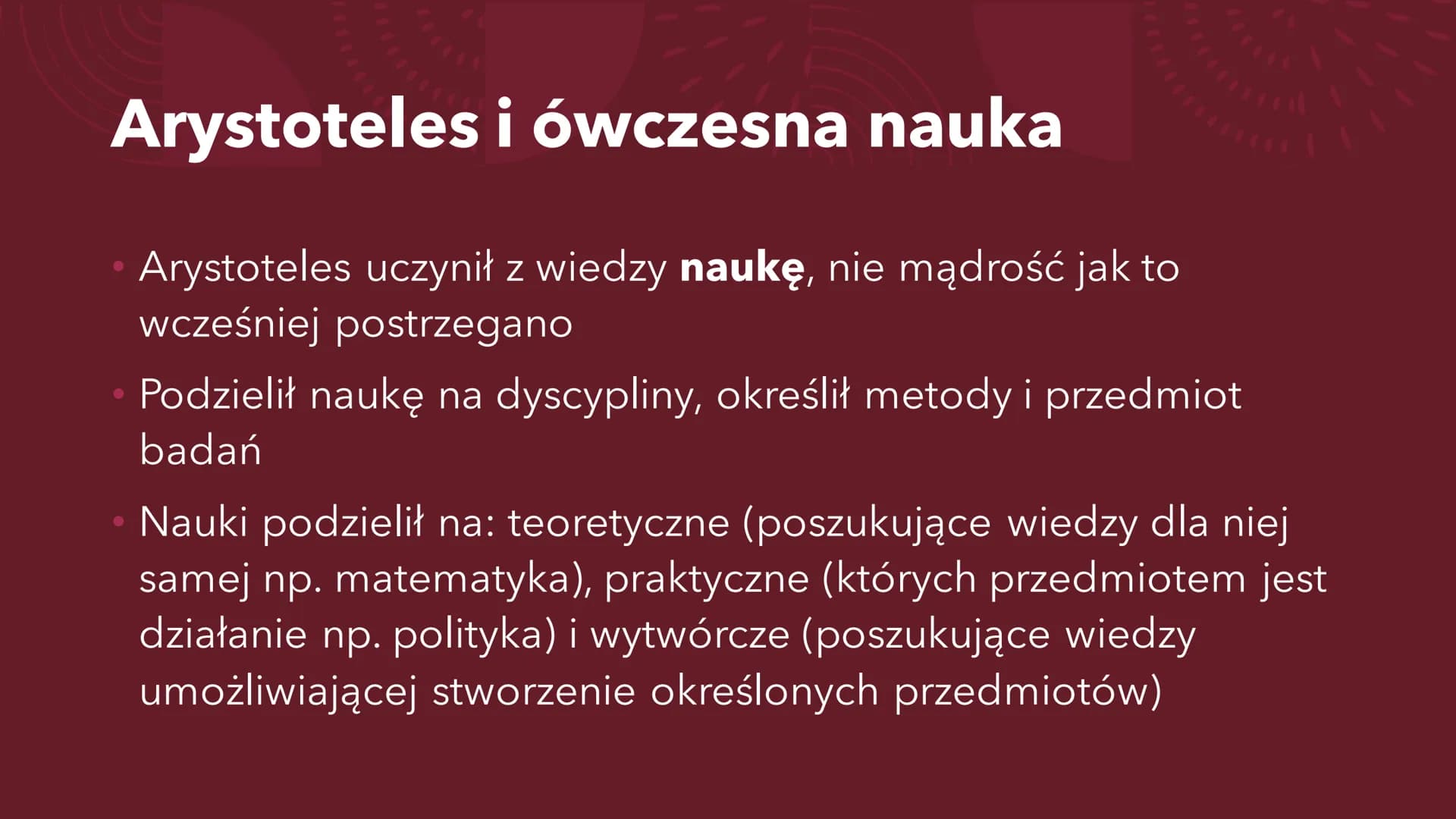 ARYSTOTELES # Arystoteles
* 384-322 p.n.e.
* Urodził się w Stagirze, przez co nazywany jest czasem Stagirytą
* Syn nadwornego medyka