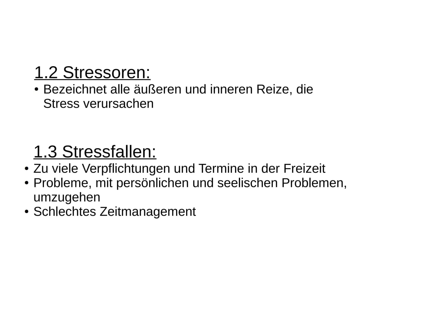 # Handout: Stress - positiv oder negativ?
## 1. Stress:
- erstmals von Walter Cannon verwendet
- bezeichnet spezifische, äußere Reize (Stre