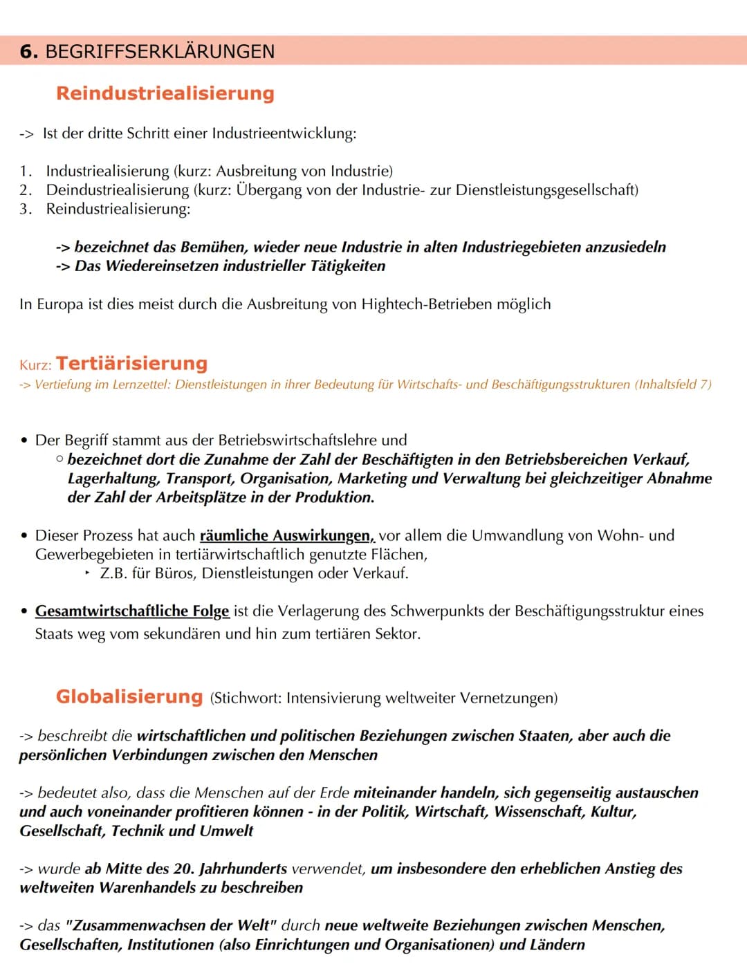 # Bedeutungswandel von Standortfaktoren
2) Entstehung und Strukturwandel industriell geprägter Räume
2.1 Hauptphasen der industruiellen En