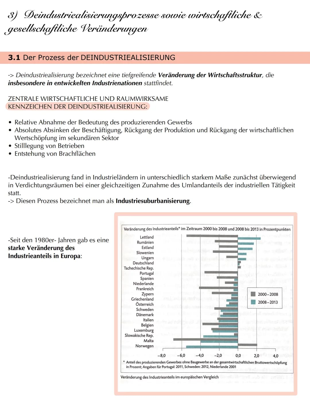 # Bedeutungswandel von Standortfaktoren
2) Entstehung und Strukturwandel industriell geprägter Räume
2.1 Hauptphasen der industruiellen En