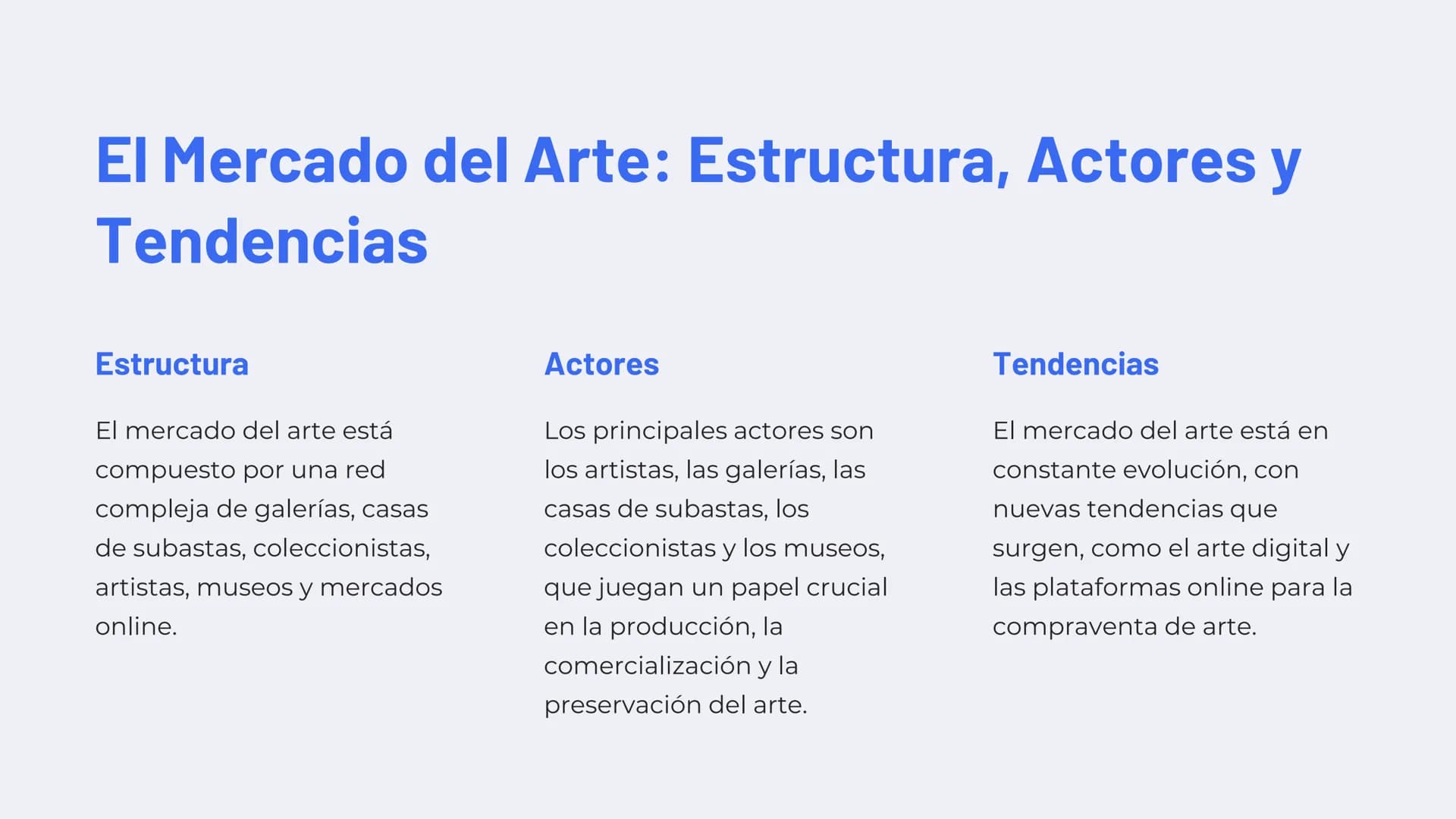 # Arte y Economía:
Industrias
Culturales, Mercado
del Arte y
Emprendimiento
La relación entre el arte y la economía es una interacción comp