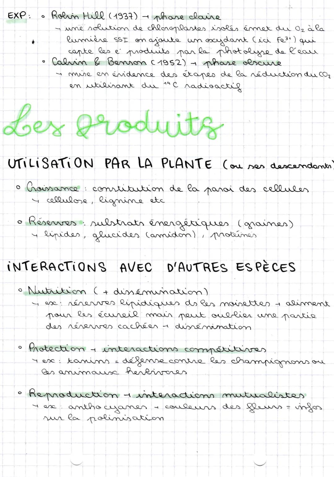 04/12/22
LES
# Plantes
ET LA PRODUCT DE MATIÈRE
ORGANIQUE
SVT
# La photosynthèse
Y elle se déroule dans les chloroplastes
et comporte 2 ph