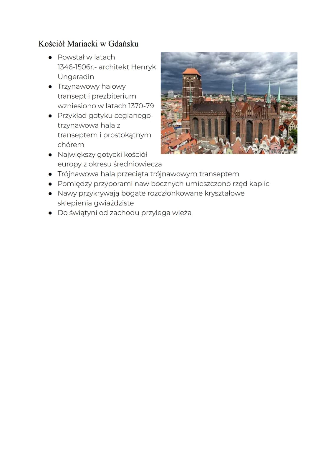 # POLSKA
Architektura Sakralna
Pochodzenie
• W Polsce gotyk pojawił się wraz z zakonami dominikańskimi i
franciszkańskimi w XIIIw.
• Pie